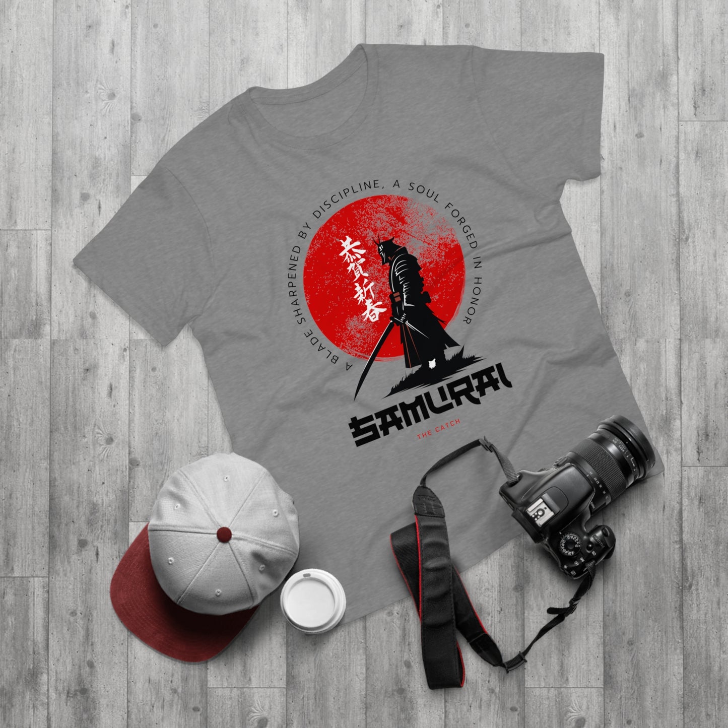 Samurai Discipline Men's T-Shirt - Bold Graphic Tee for Anime Lovers - THE CATCH