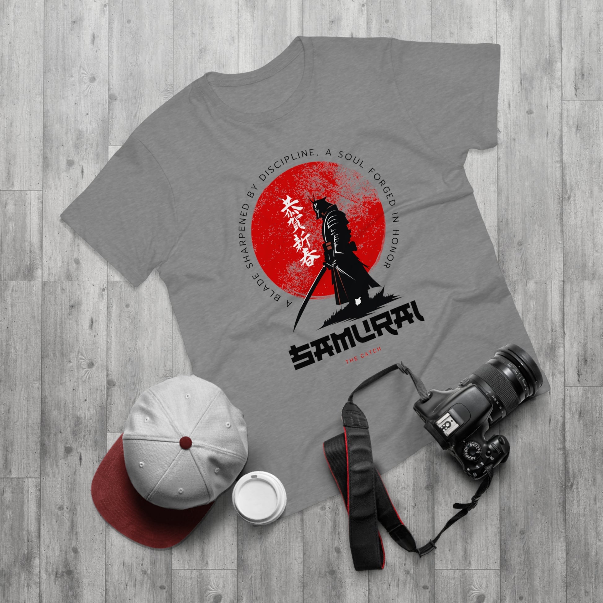 Samurai Discipline Men's T-Shirt - Bold Graphic Tee for Anime Lovers - THE CATCH