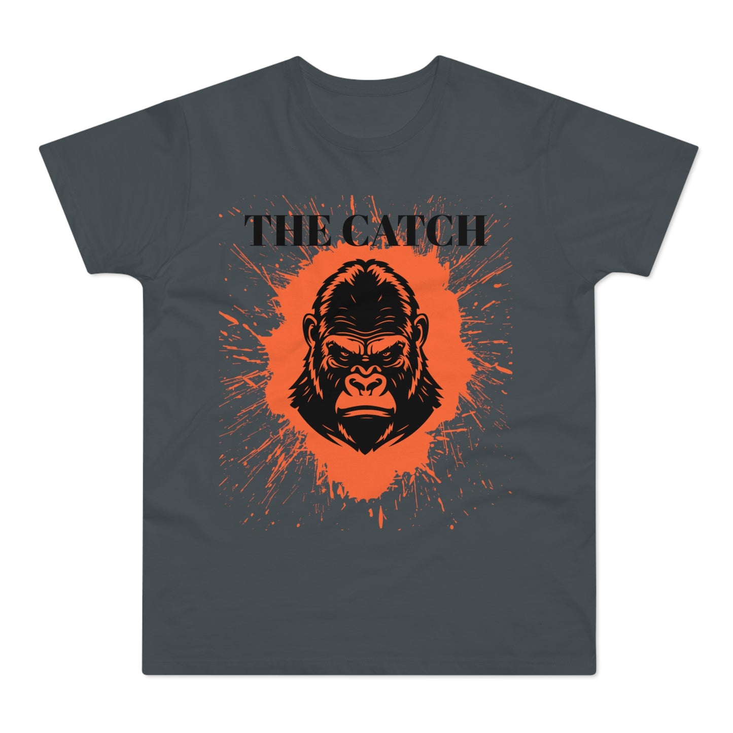 Men's Graphic T-Shirt - "The Catch" Gorilla Design - THE CATCH