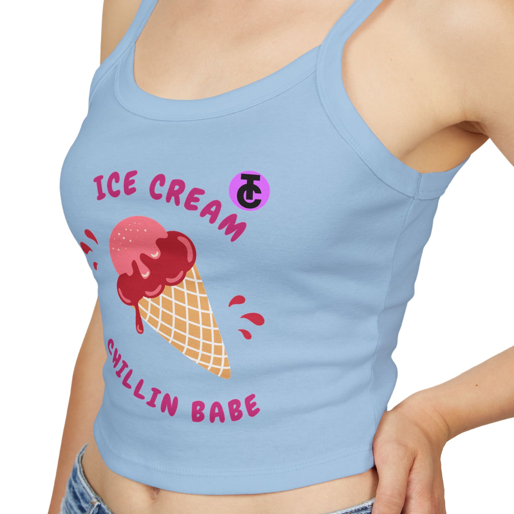 Ice Cream Chillin Babe Tank Top, Summer Fashion - THE CATCH