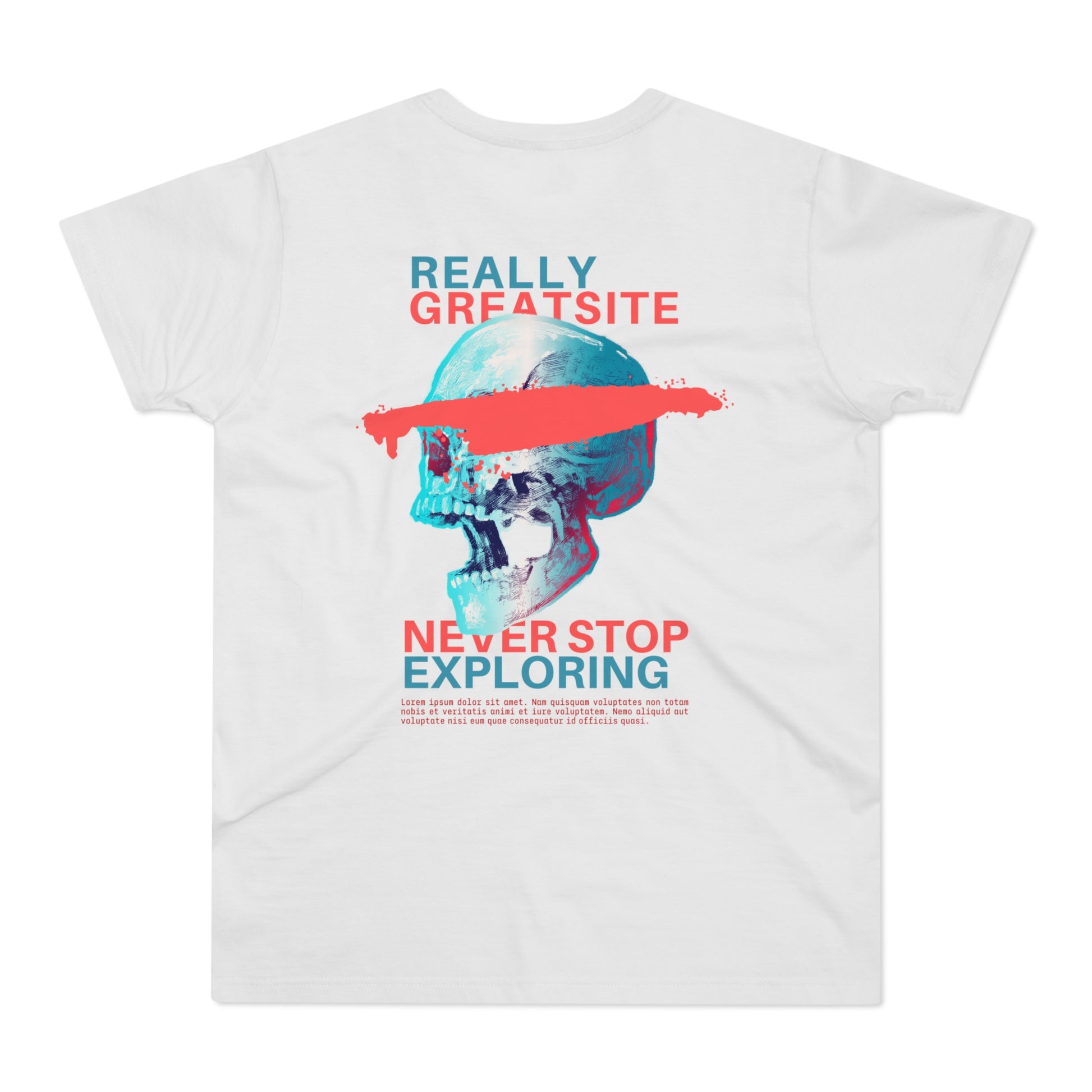 Exploratory Skull Graphic T-Shirt for Adventurers - THE CATCH