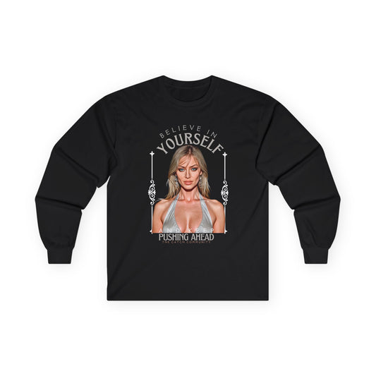 Inspirational Long Sleeve Tee - 'Believe in Yourself' - THE CATCH