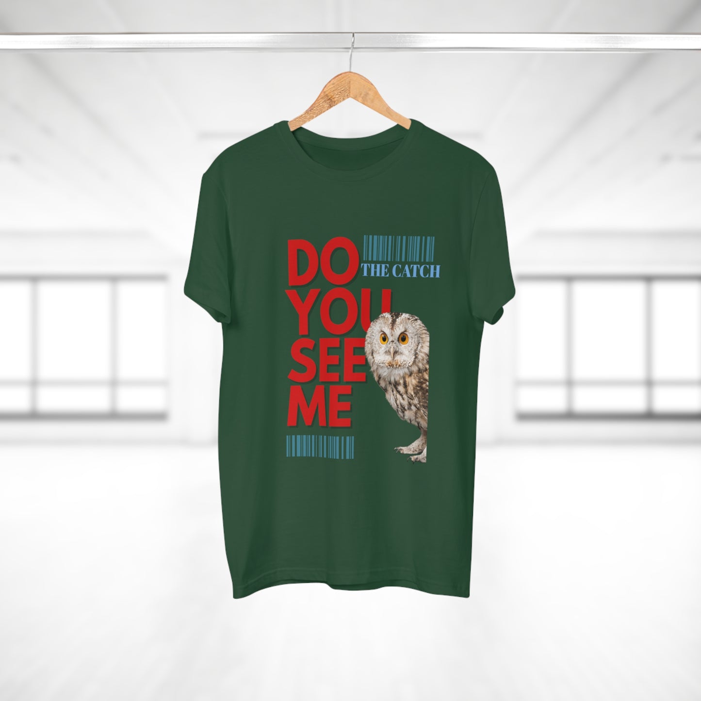 Funny Owl T-Shirt - 'Do You See Me?' Graphic Tee for Nature Lovers