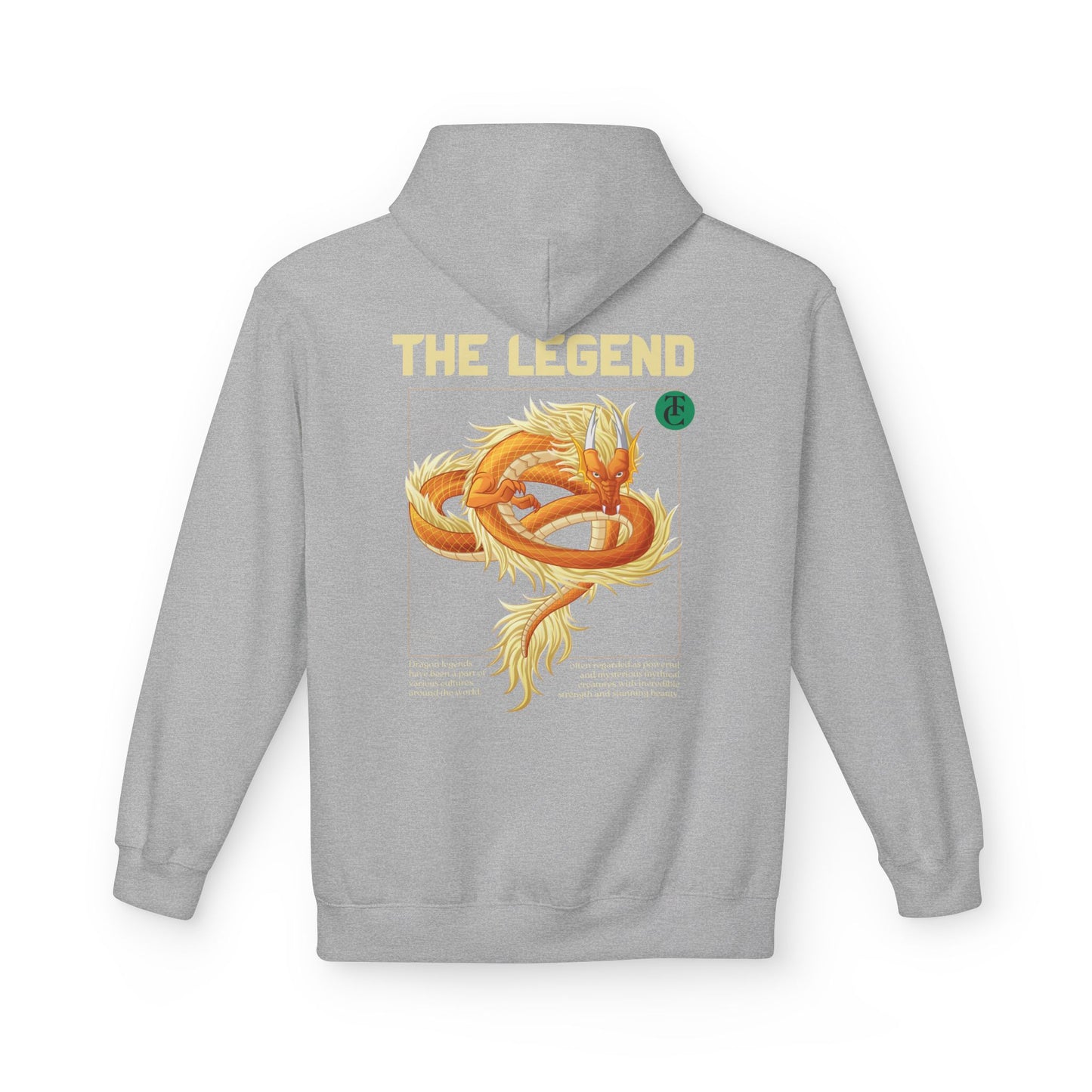 The Legend Dragon Hoodie - Midweight Softstyle Fleece - THE CATCH