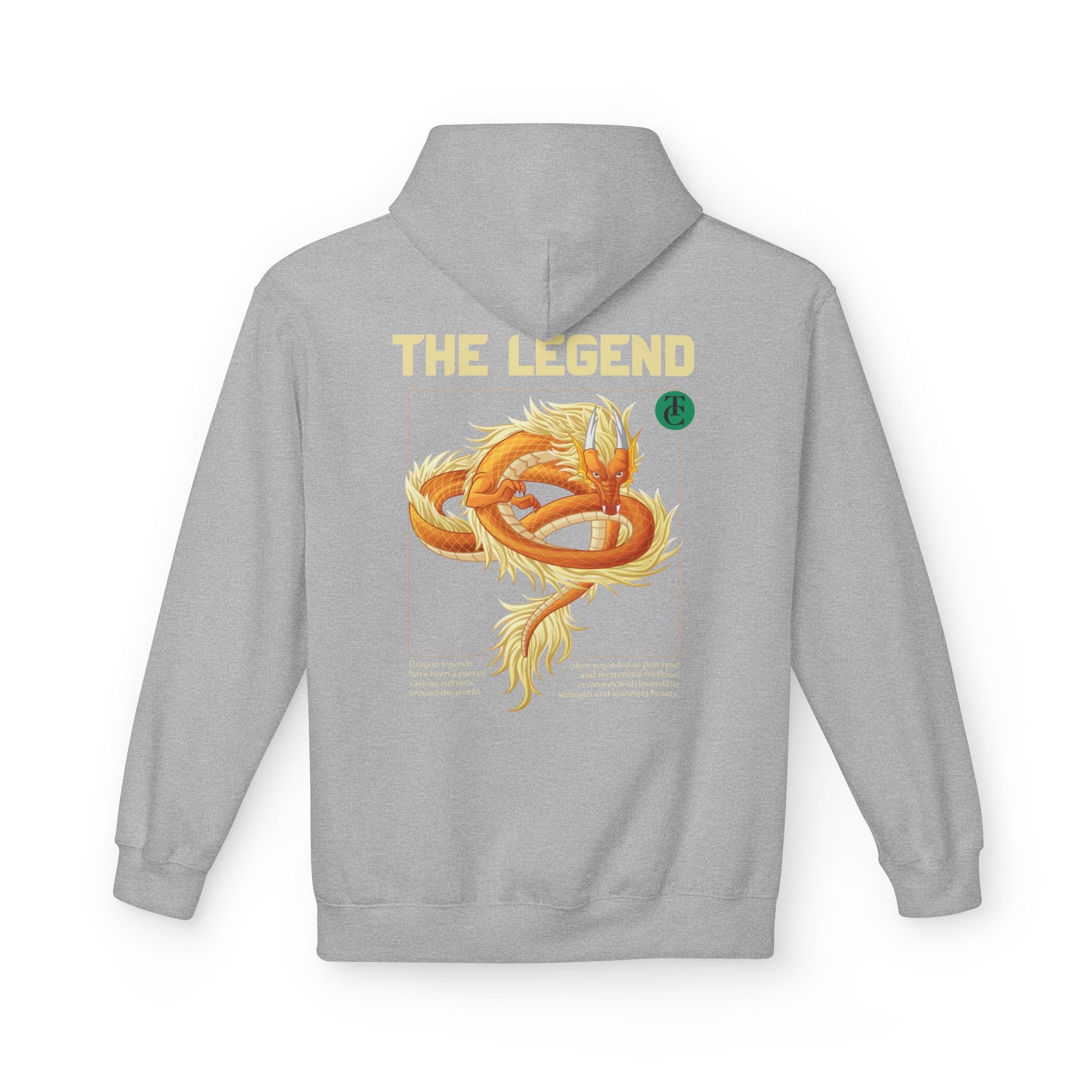 The Legend Dragon Hoodie - Midweight Softstyle Fleece - THE CATCH
