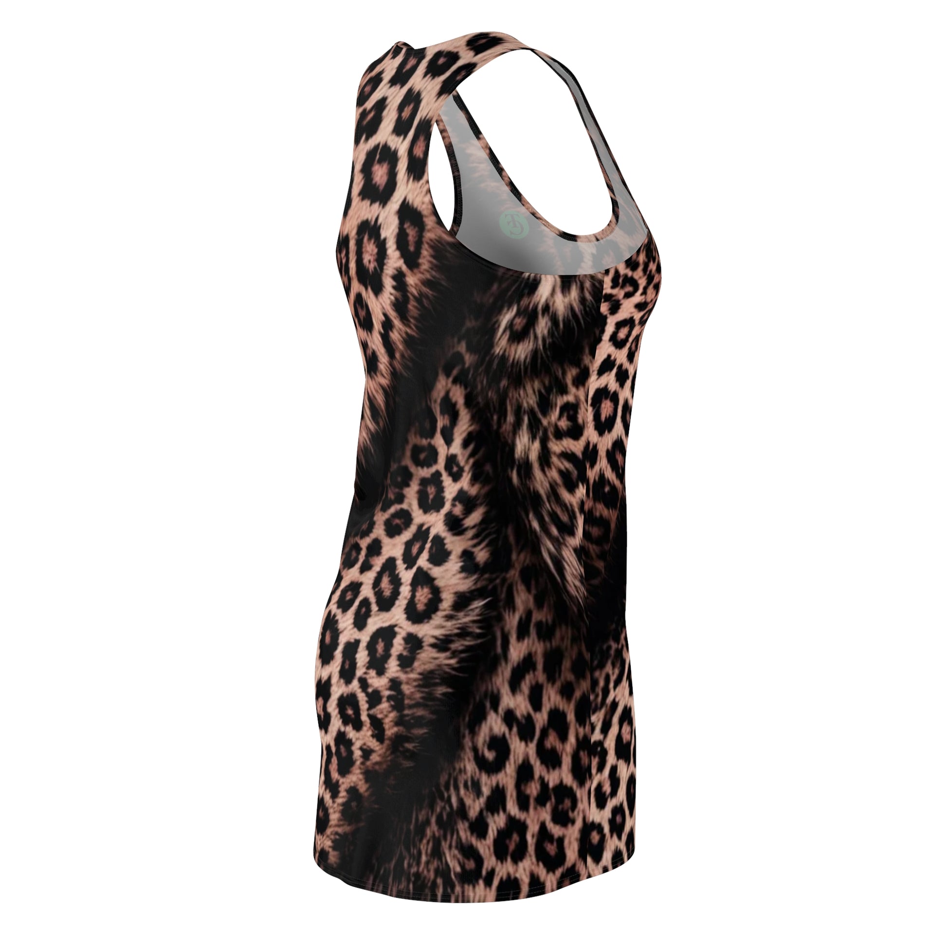 Leopard Print Racerback Dress - Stylish Summer Outfit, Casual Wear, Holiday Dress, Beach Party, Unique Gift - THE CATCH