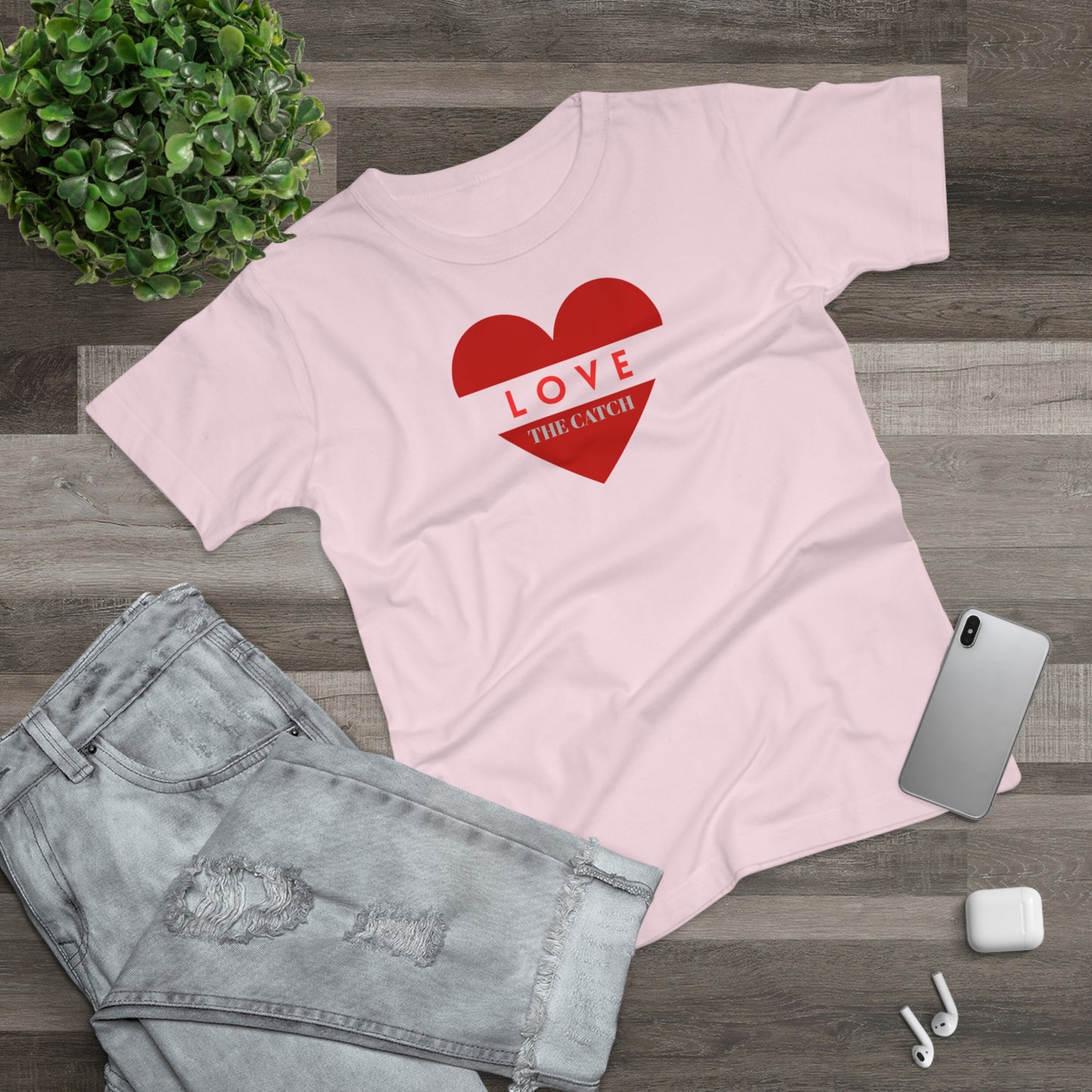 Love Catch Heart Women's T-Shirt