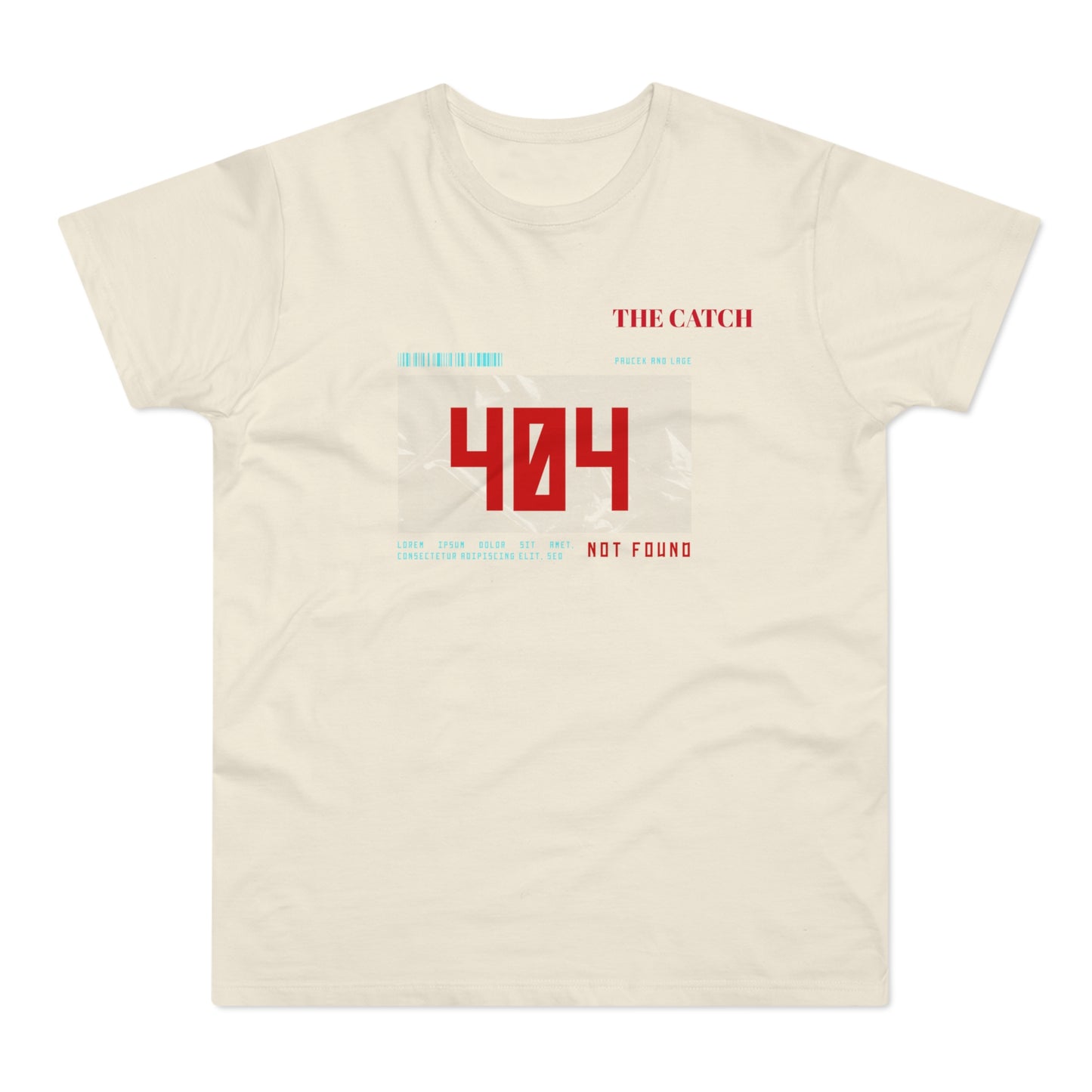 404 Not Found Graphic T-Shirt for Men - Casual Retro Tee