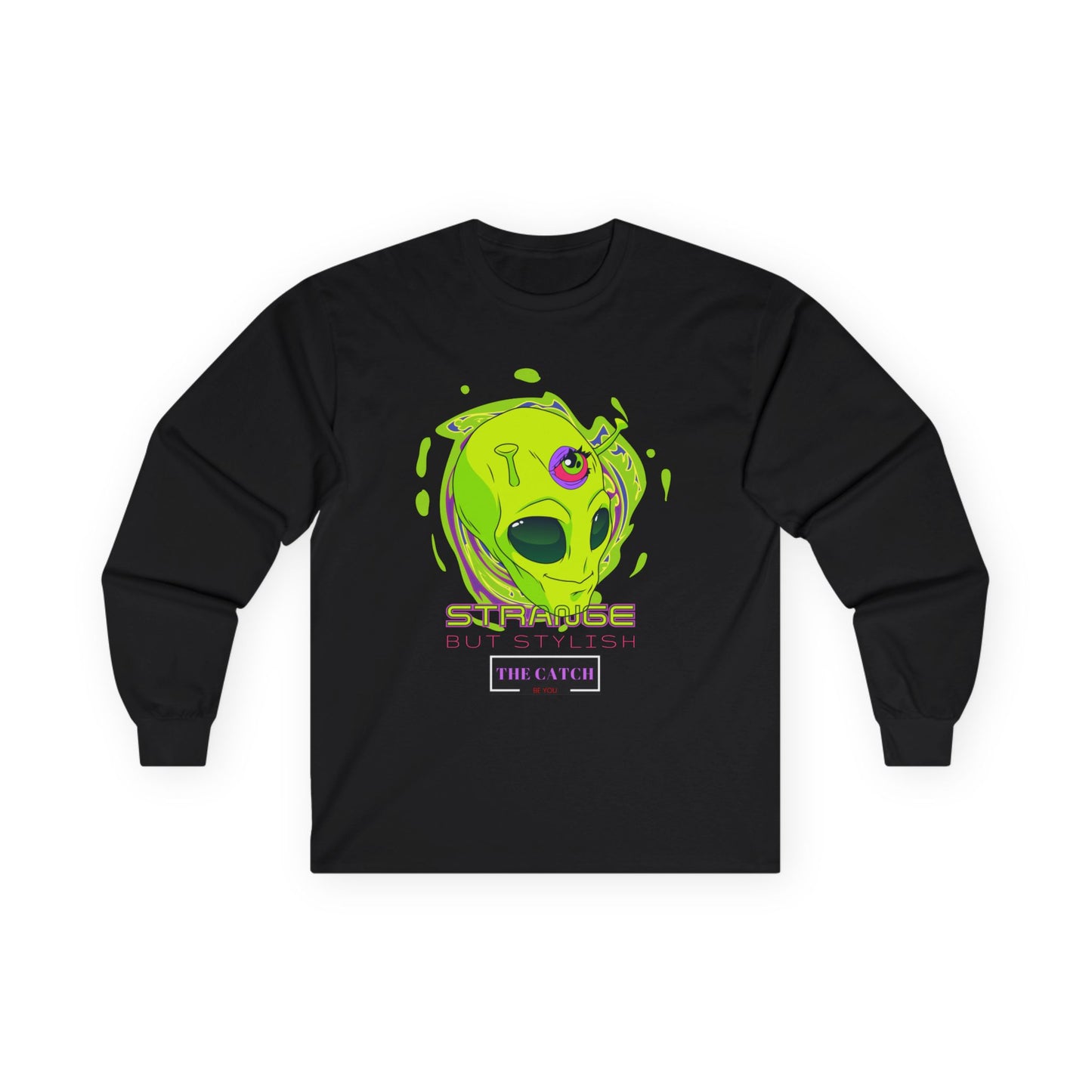 Strange but Stylish Long Sleeve Tee - Fun Cotton Tee for Casual Wear - THE CATCH