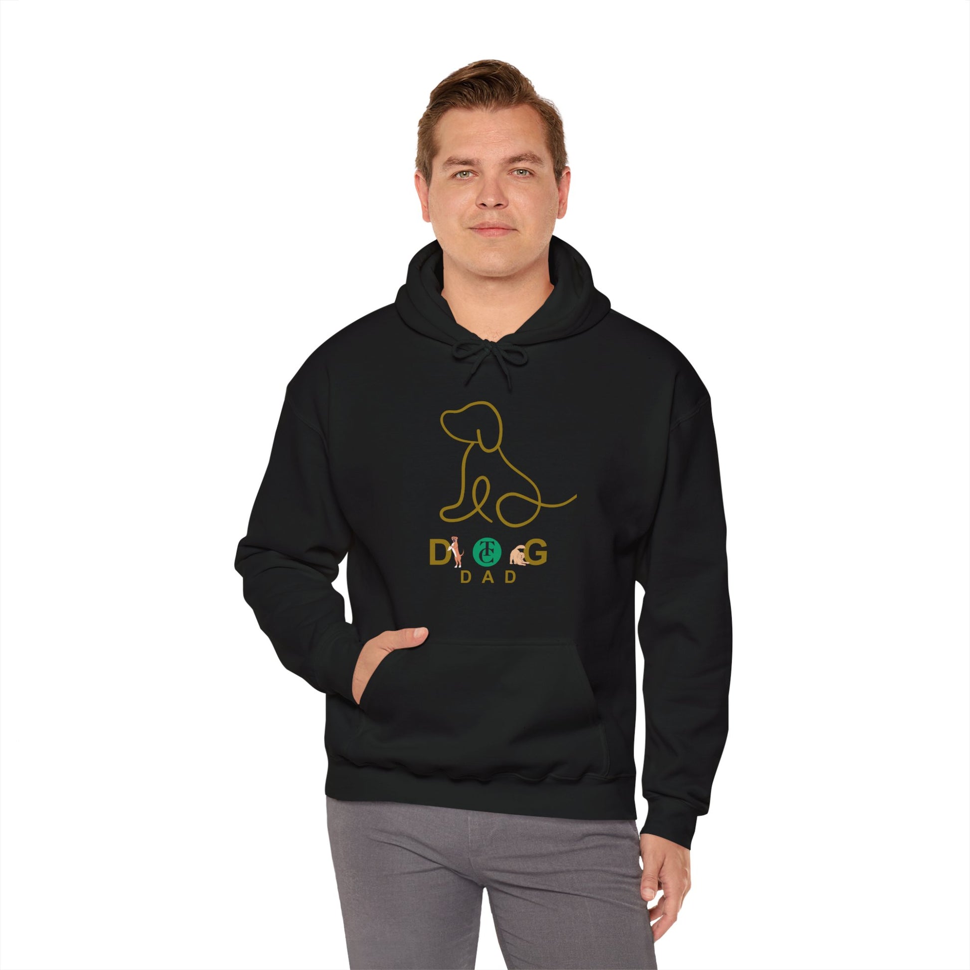 Dog Dad Hoodie - Cozy Gift for Pet Lovers, Casual Wear, Dog Enthusiast Apparel, Father's Day, Birthday Gift - THE CATCH