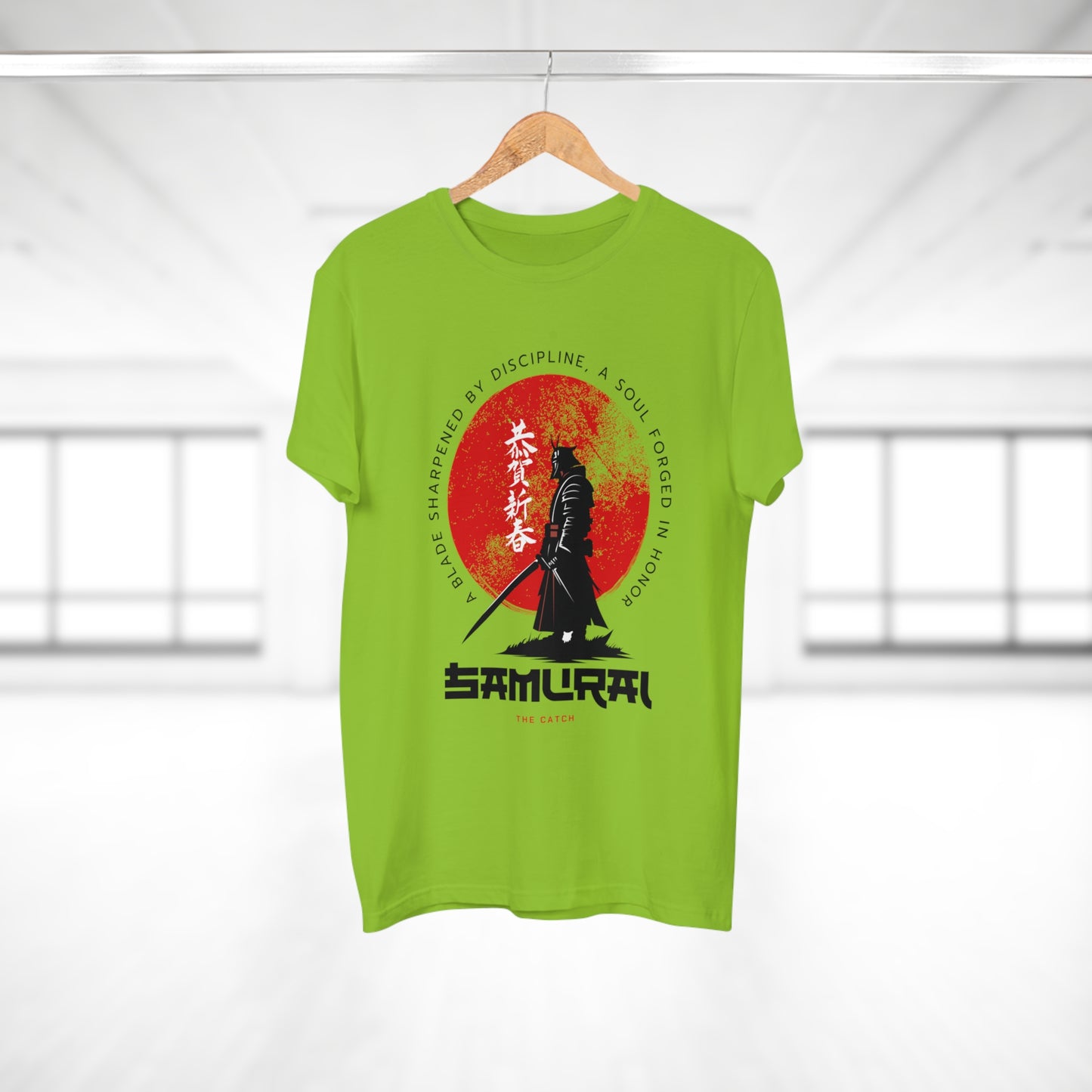 Samurai Discipline Men's T-Shirt - Bold Graphic Tee for Anime Lovers