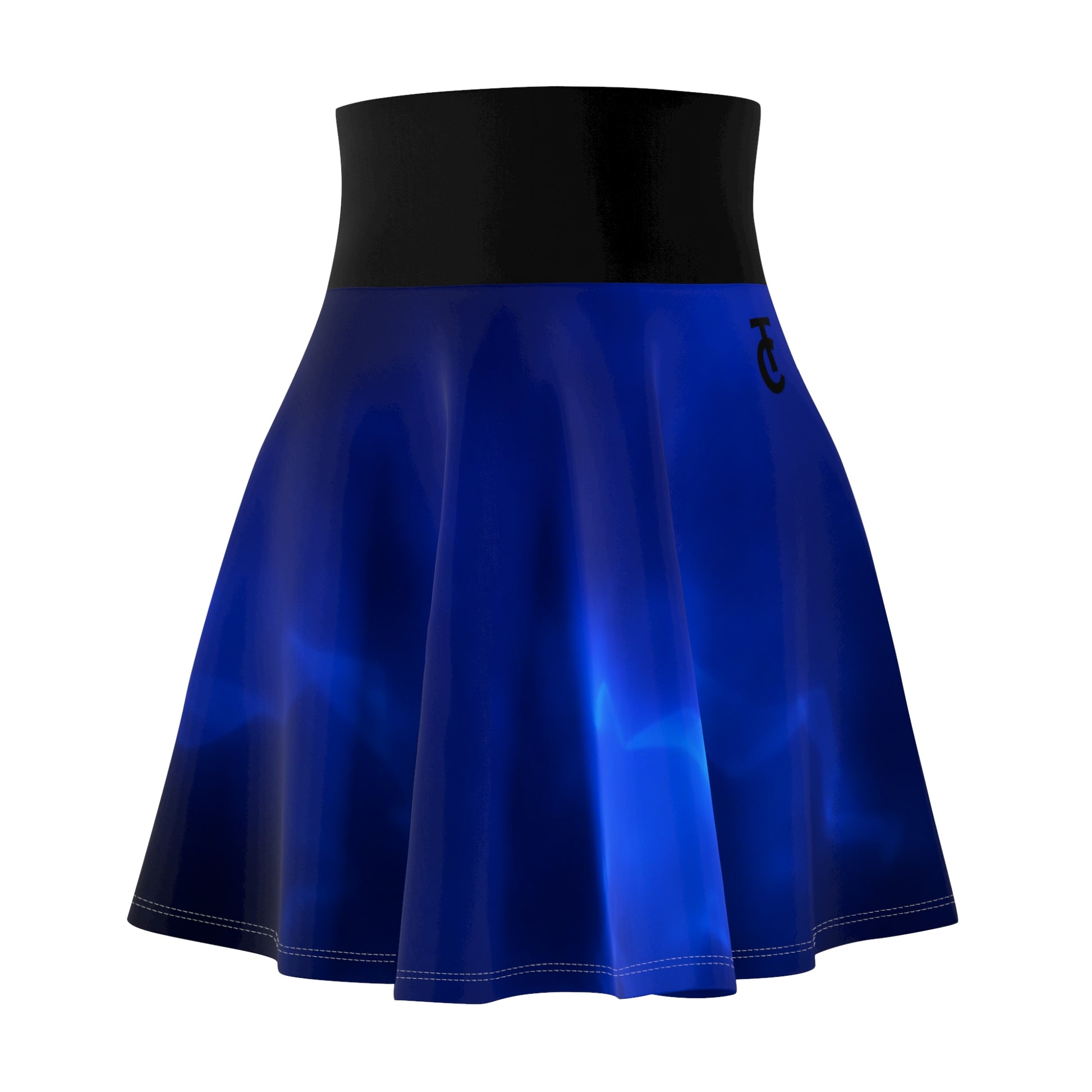 Women's Skater Skirt – Vibrant Blue Flow, Stylish Summer Skater, Casual Outfit, Festival Wear, Dance Skirt, Everyday Fashion - THE CATCH