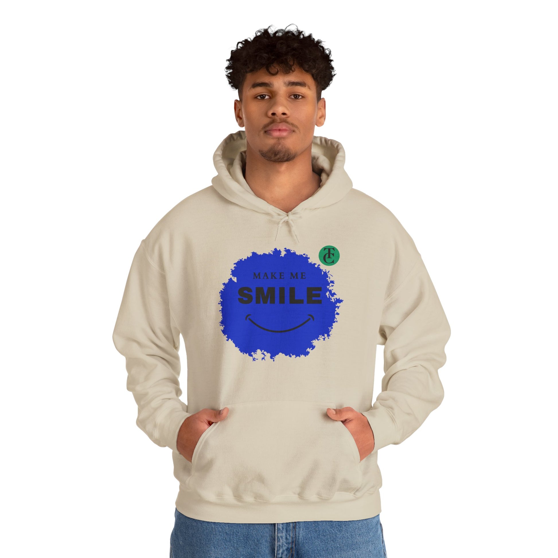 Make Me Smile Hoodie: Cozy Sweatshirt, Gift for Friends, Casual Wear, Positive Vibes, Everyday Comfort, Loungewear - THE CATCH