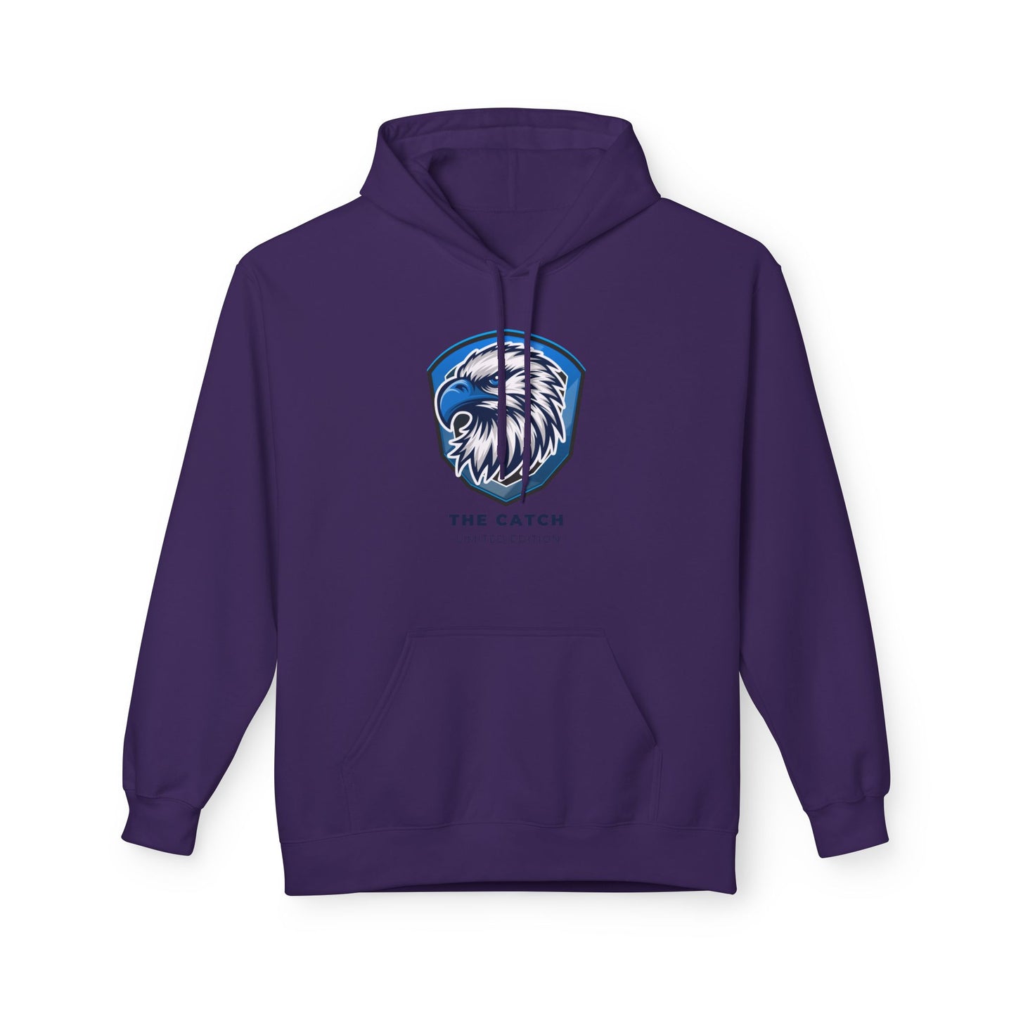 Eagle Graphic Fleece Hoodie - Warm, Stylish, Perfect for Outdoors, Gifts for Nature Lovers, Adventure Apparels, Casual Wear - THE CATCH