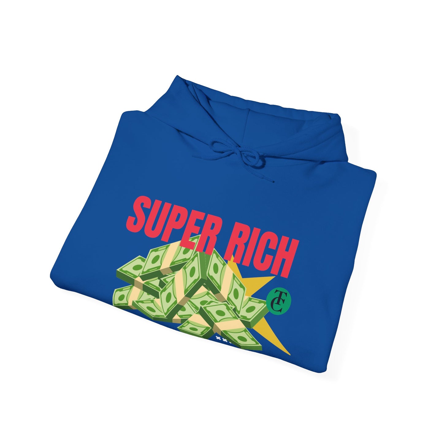 Super Rich Hoodie: Casual, Trendy Sweatshirt for Wealth Enthusiasts, Perfect Gift for Birthdays, Graduations, Holidays