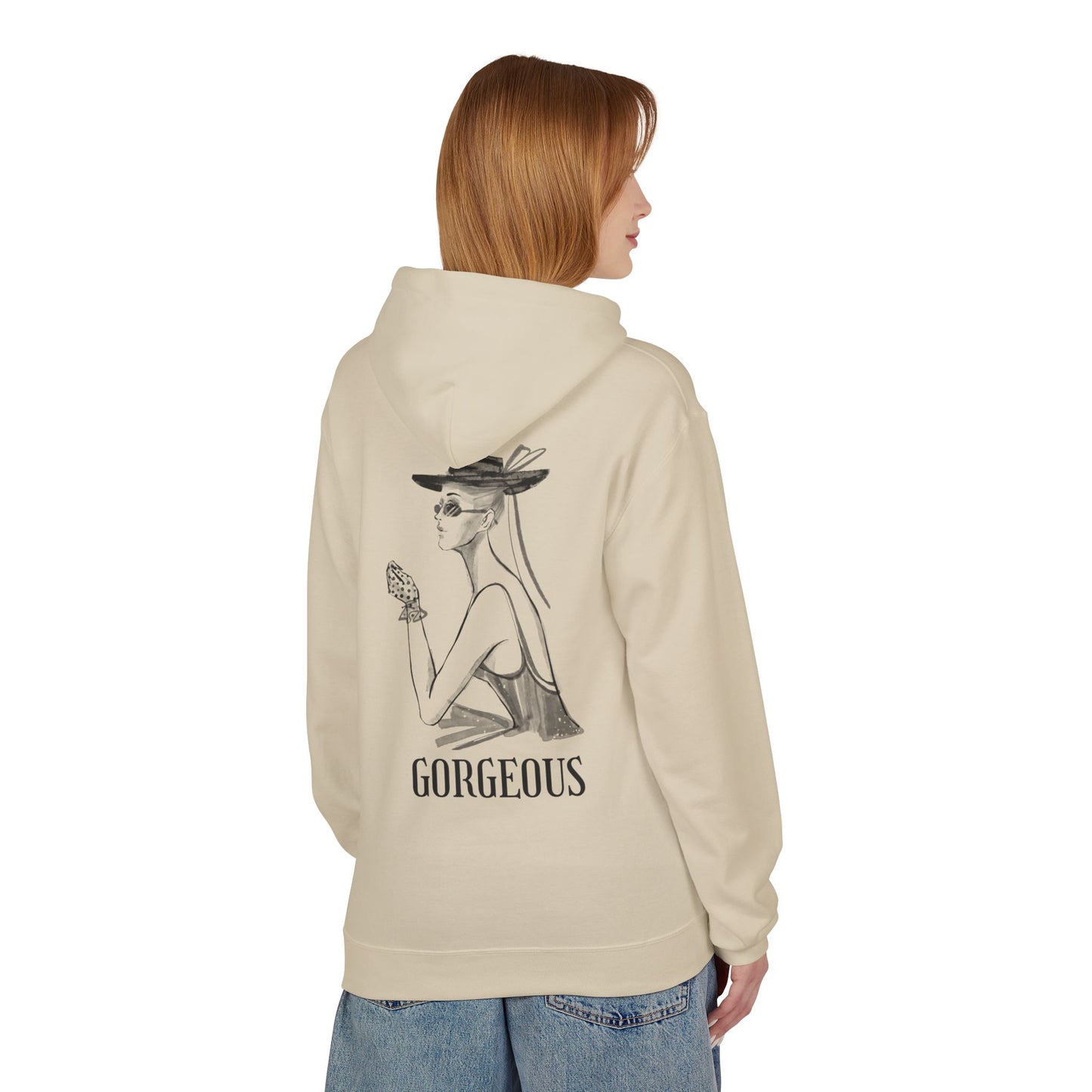 Softstyle Fleece Hoodie - 'THE CATCH' & 'GORGEOUS' Design - THE CATCH