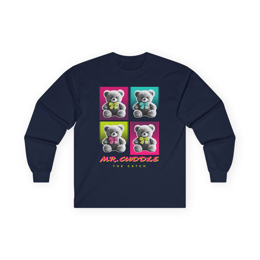 Mr. Cuddle Long Sleeve Tee - Cute & Cozy Gift for Bear Lovers - THE CATCH
