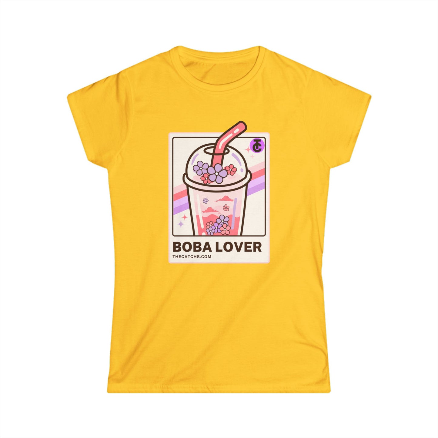 Boba Lover Women's T-Shirt | Cute Tea Tee, Gift for Tea Lovers, Summer Casual Top, Fun Fashion - THE CATCH