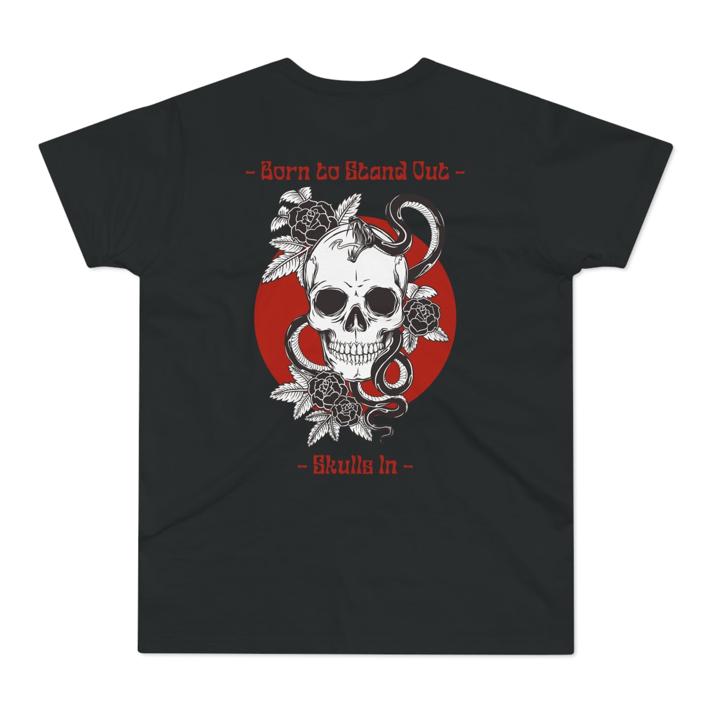 Skulls & Snakes Graphic Tee - 'The Catch' Design for Bold Men