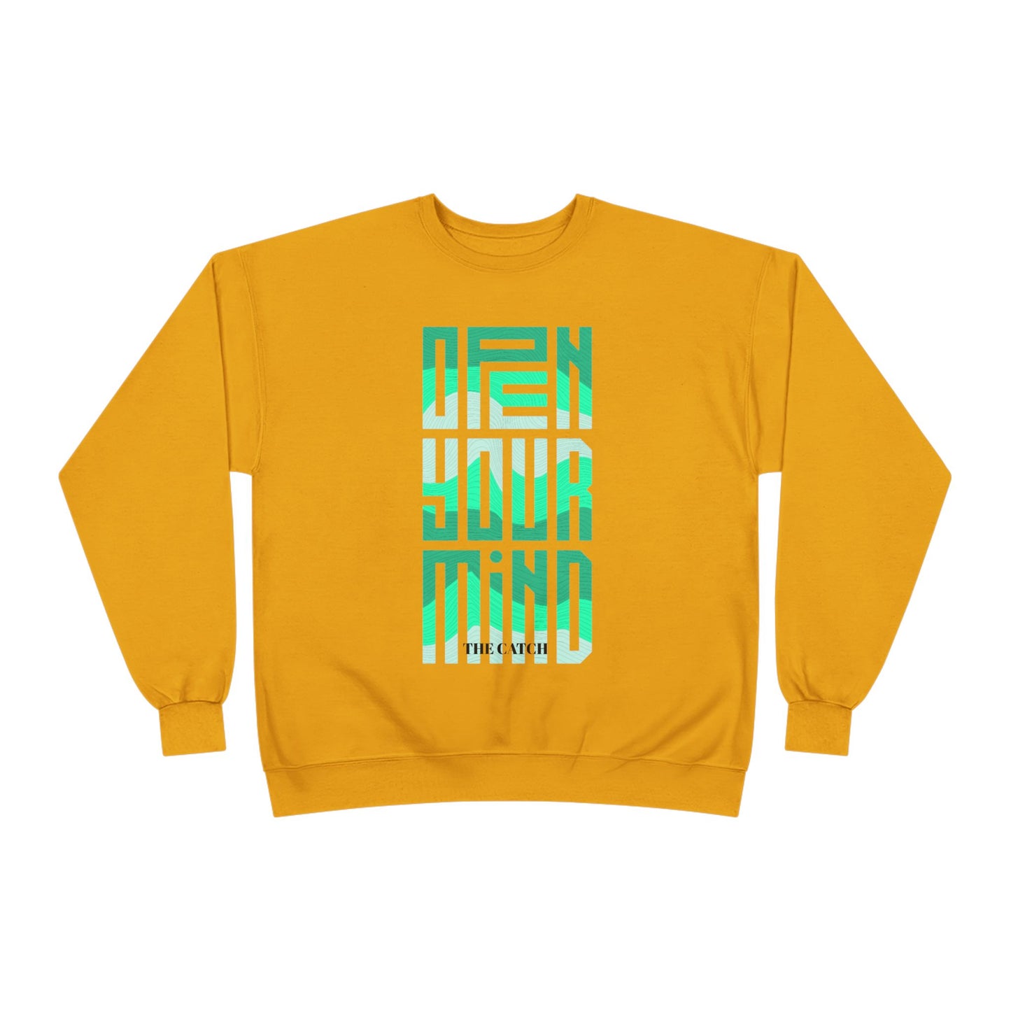 Open Your Mind Eco-Friendly Sweatshirt | Minimalist Graphic Crewneck - THE CATCH