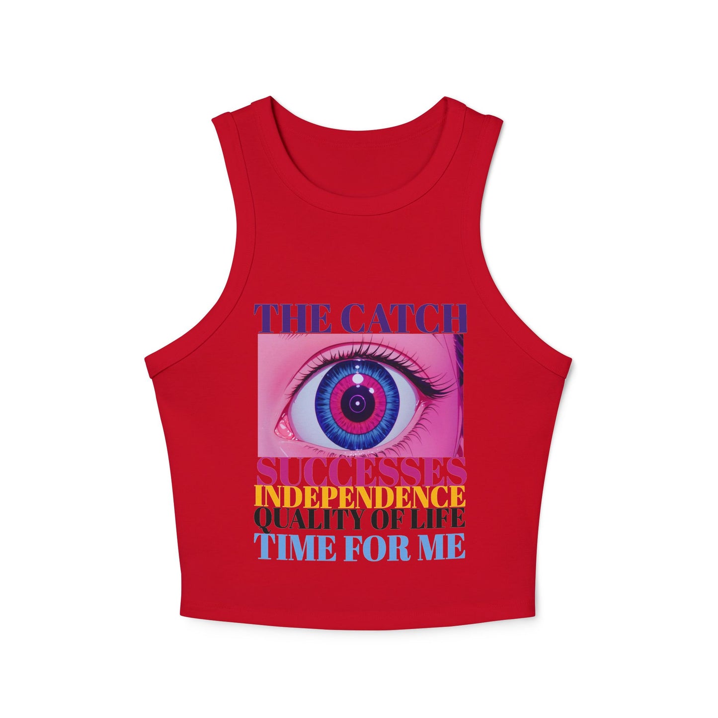 Women's Micro Rib Racer Tank Top - THE CATCH