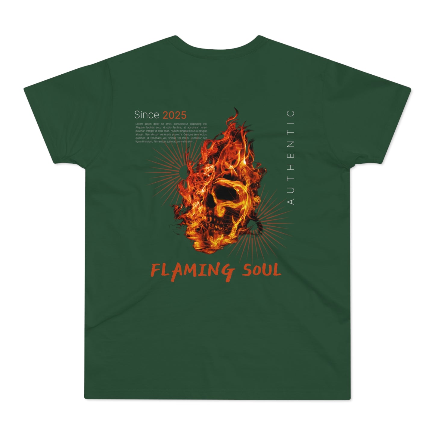Flaming Soul T-Shirt - The Catch Graphic Tee for Bold Fashion