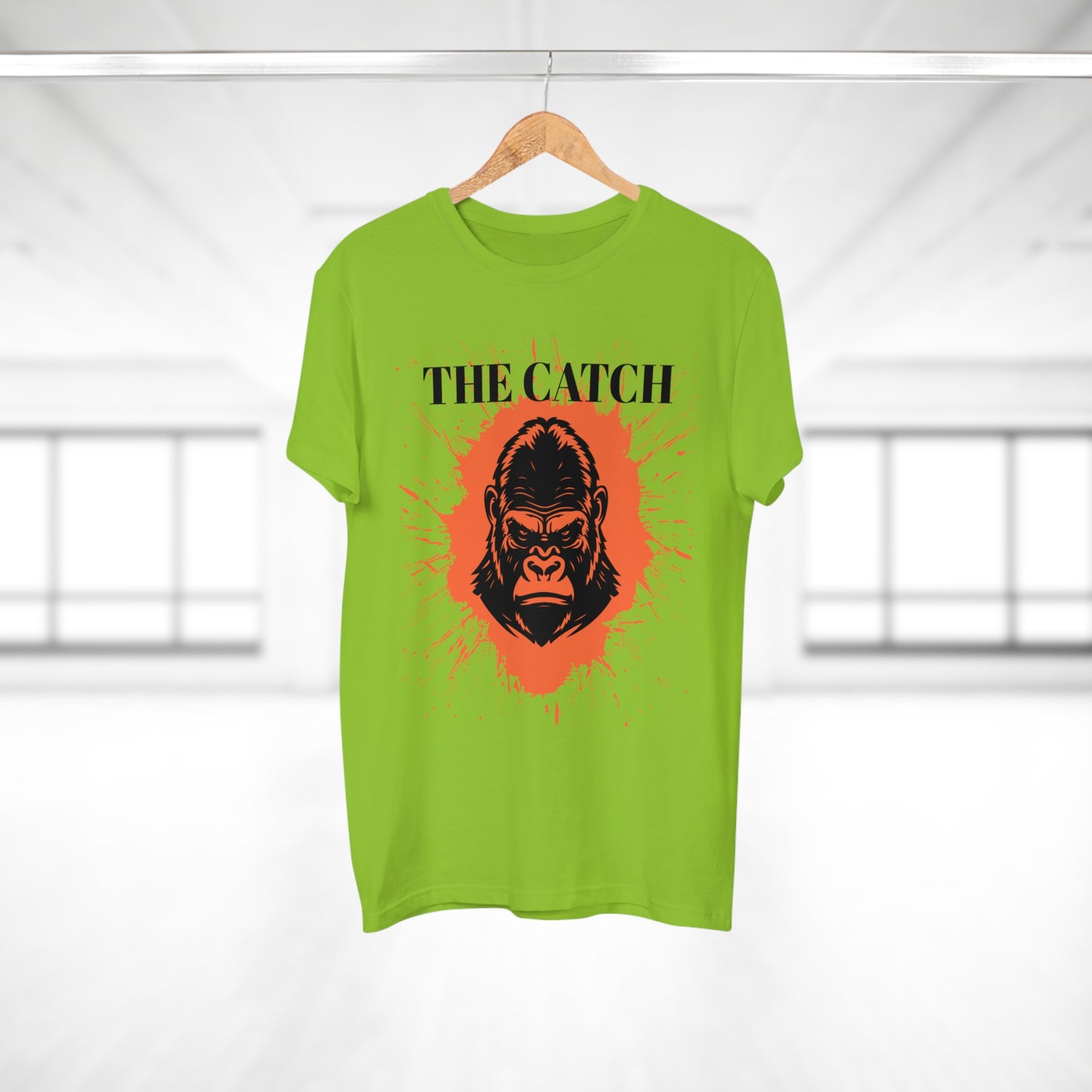 Men's Graphic T-Shirt - "The Catch" Gorilla Design