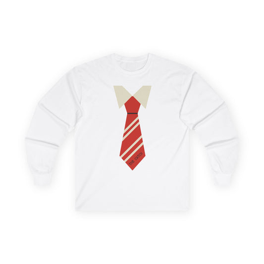 Funny Graphic Long Sleeve Tee - 'Tie One On'