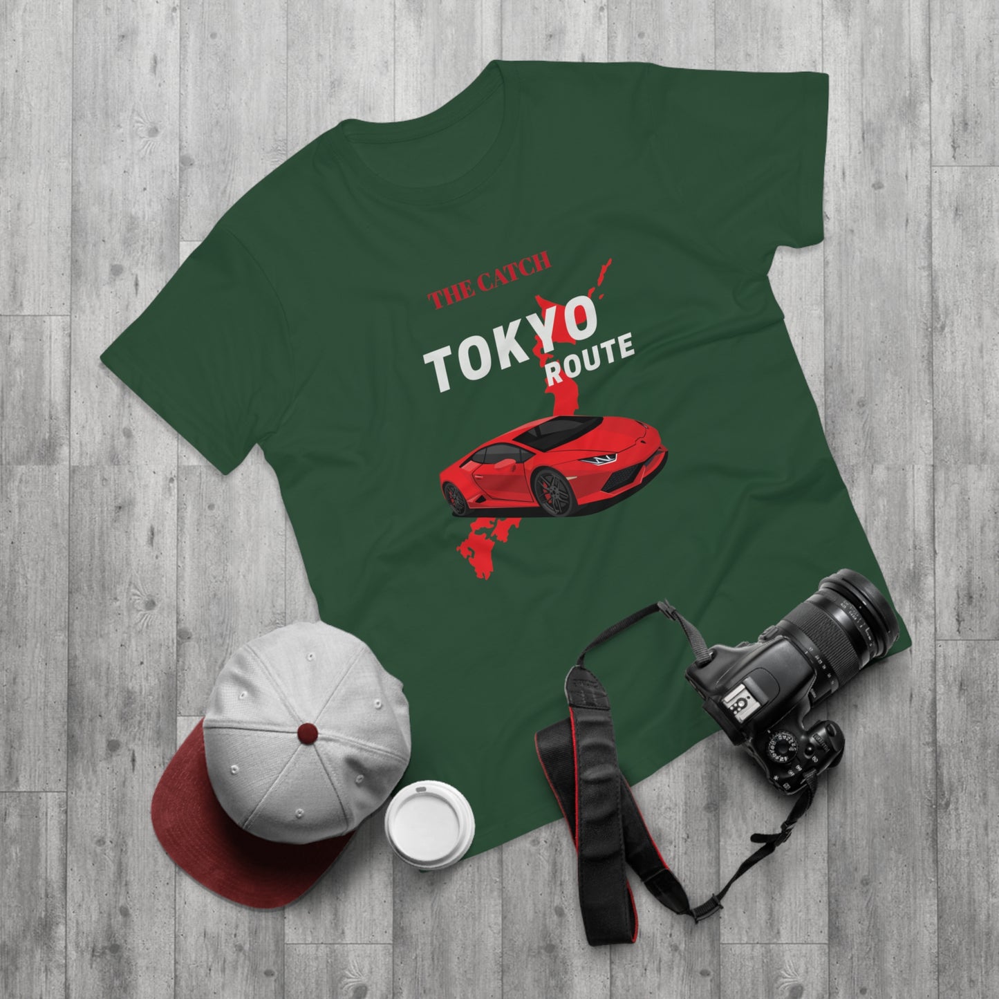 Tokyo Route Men's T-Shirt - Stylish Auto Enthusiast Tee - THE CATCH