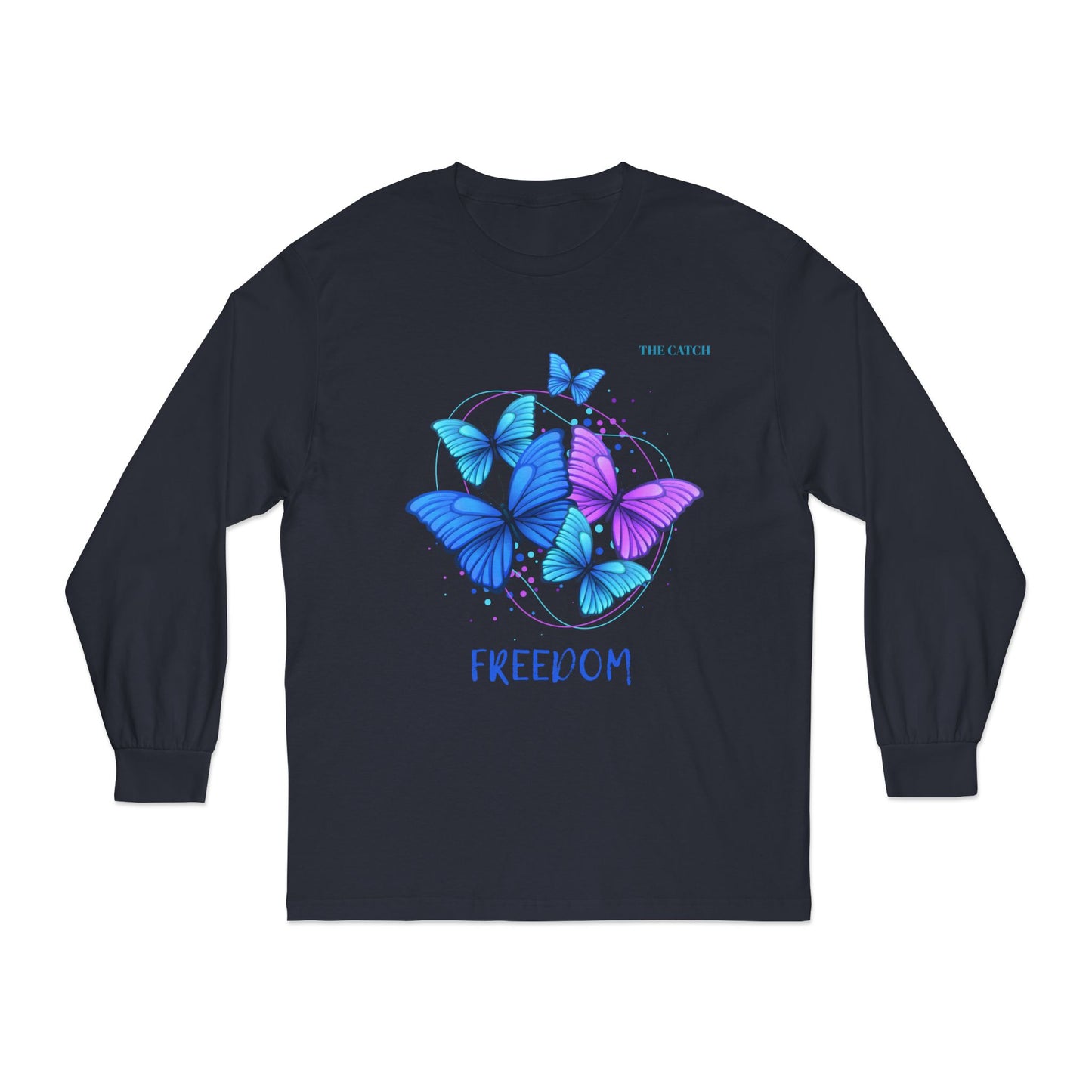 Butterfly Freedom Long Sleeve T-Shirt for All Occasions - THE CATCH
