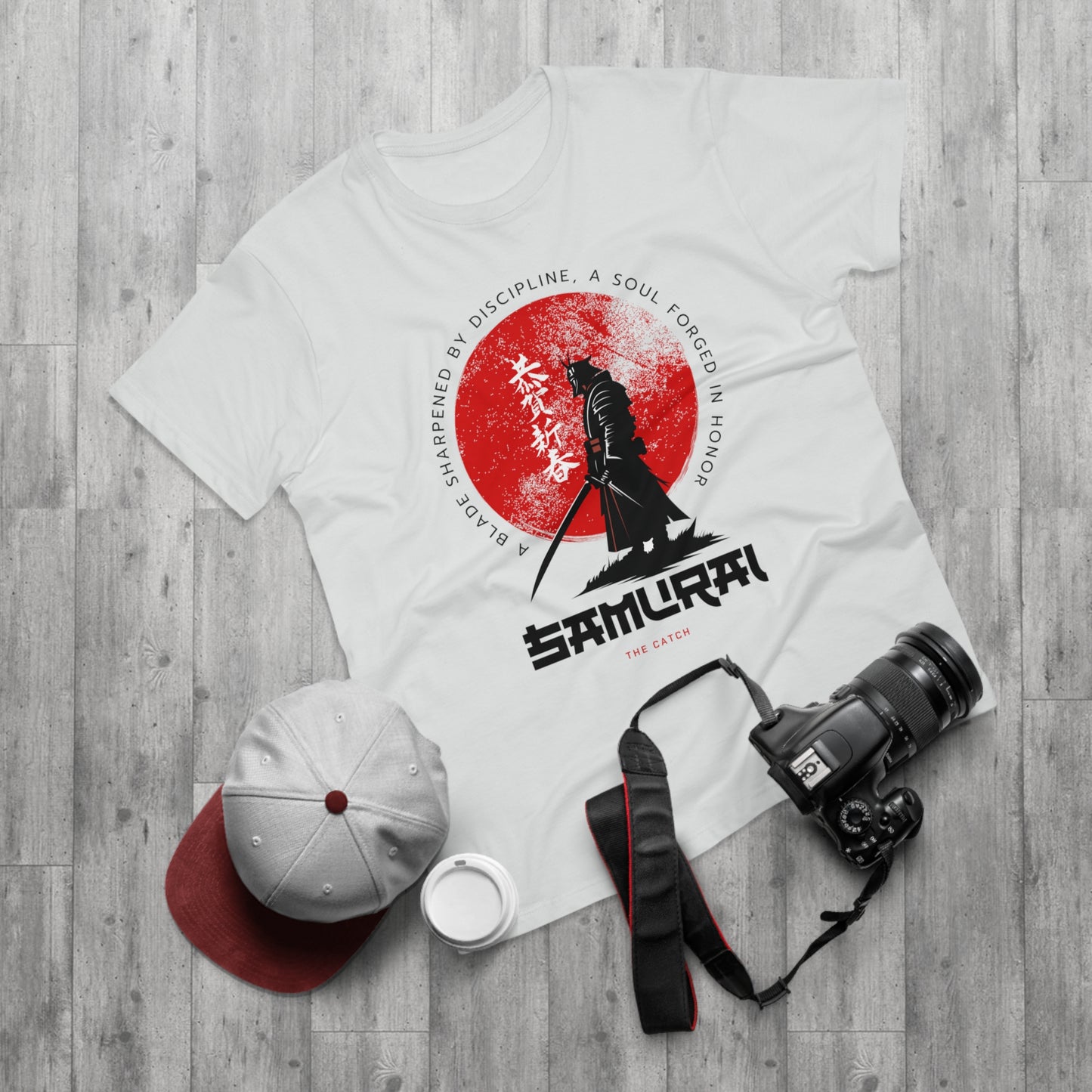 Samurai Discipline Men's T-Shirt - Bold Graphic Tee for Anime Lovers - THE CATCH
