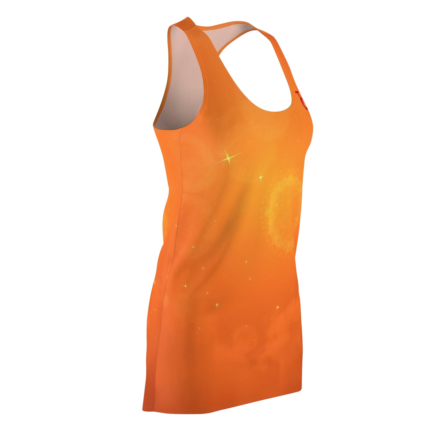 Vibrant Sunset Racerback Dress - Perfect for Summer Days, Beach Trips, Festivals, Casual Outings, Vacation Wear - THE CATCH