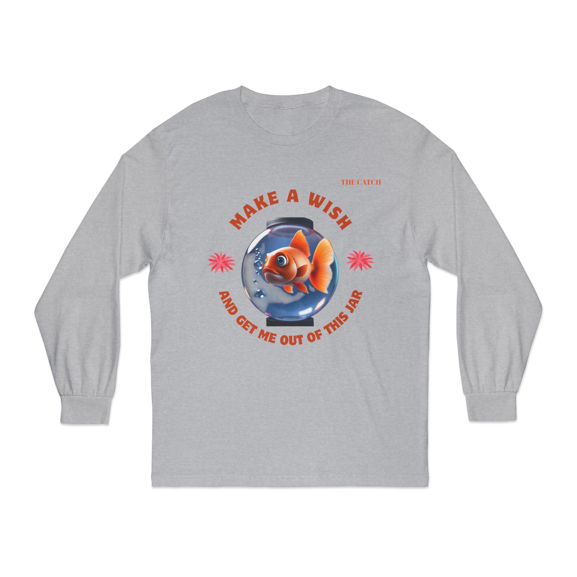 Make a Wish Fish Long Sleeve T-Shirt – Classic Tee for Dreamers - THE CATCH