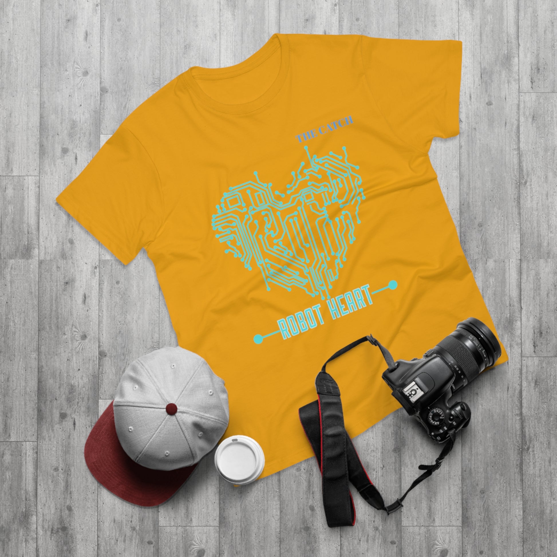 Robot Heart Graphic Tee for Tech Enthusiasts - THE CATCH