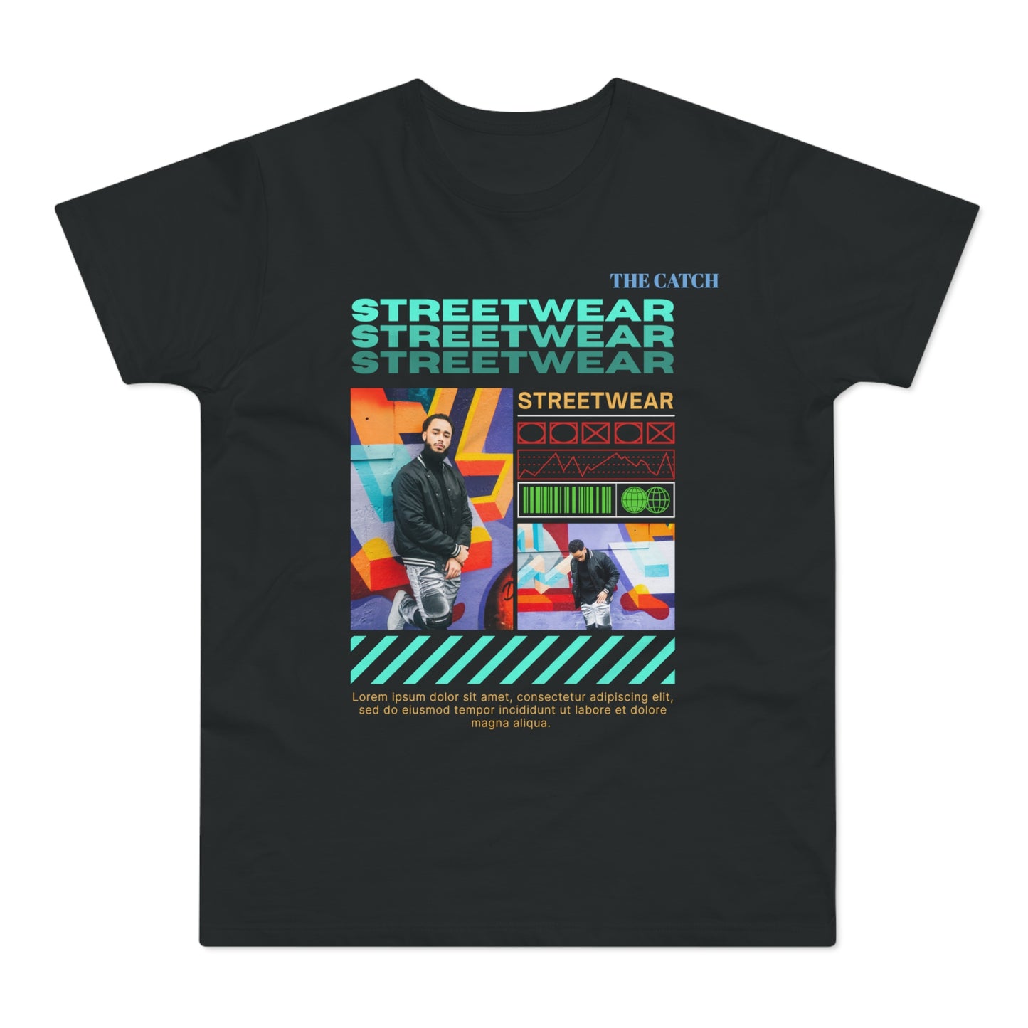 Streetwear Graphic Men's T-Shirt - Casual Urban Style - THE CATCH