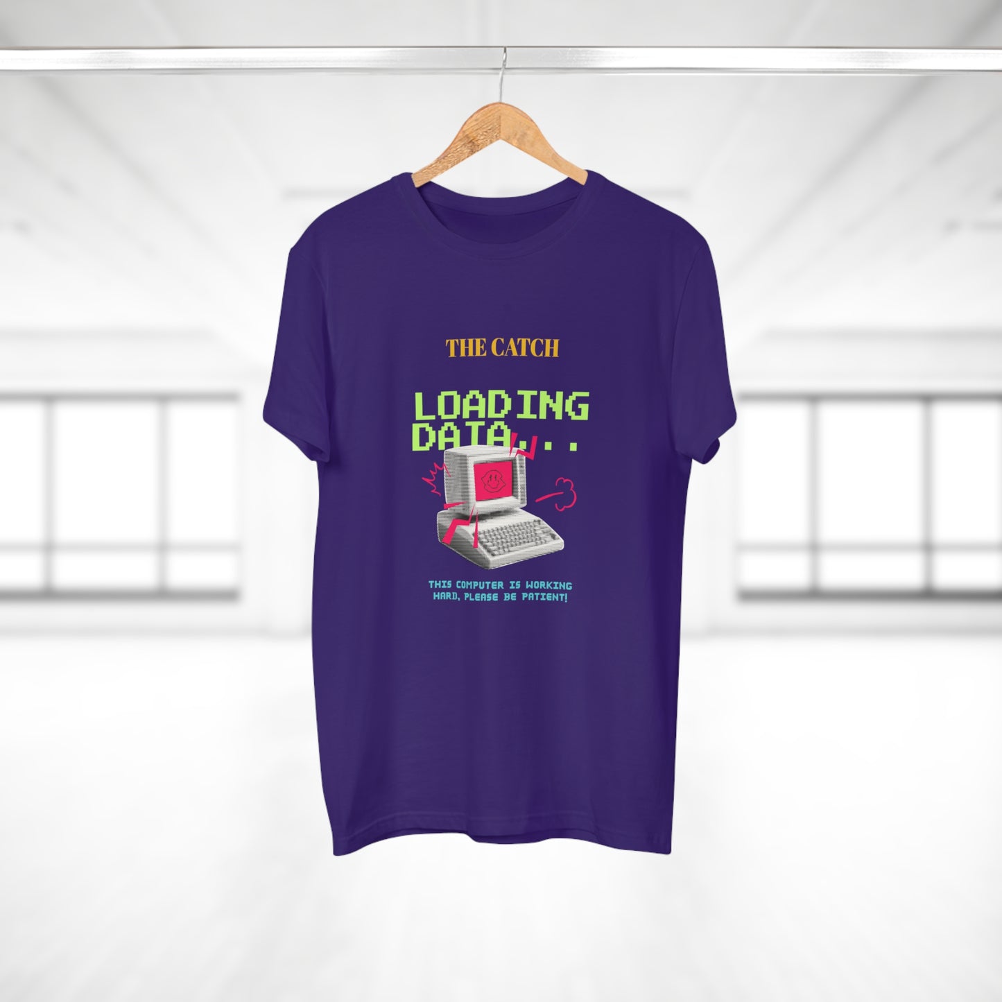 Retro Gamer Loading Data T-Shirt for Men