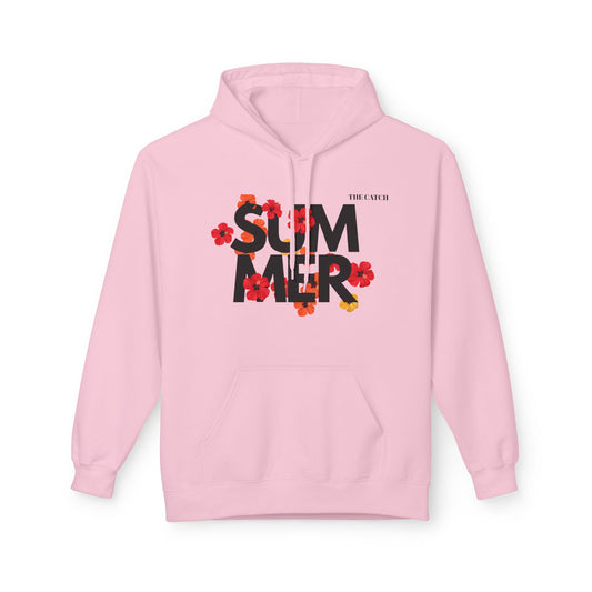Summer Vibes Floral Hoodie - Midweight Fleece - THE CATCH