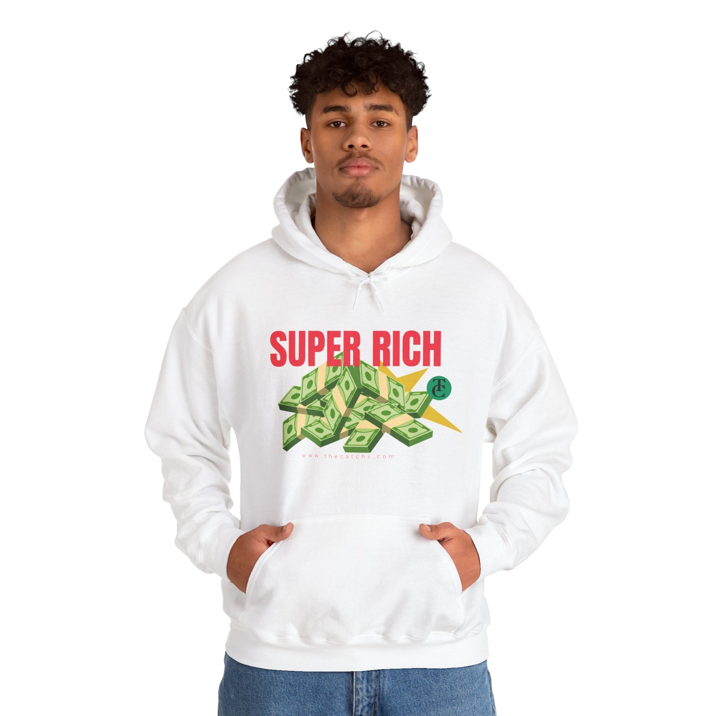 Super Rich Hoodie: Casual, Trendy Sweatshirt for Wealth Enthusiasts, Perfect Gift for Birthdays, Graduations, Holidays - THE CATCH