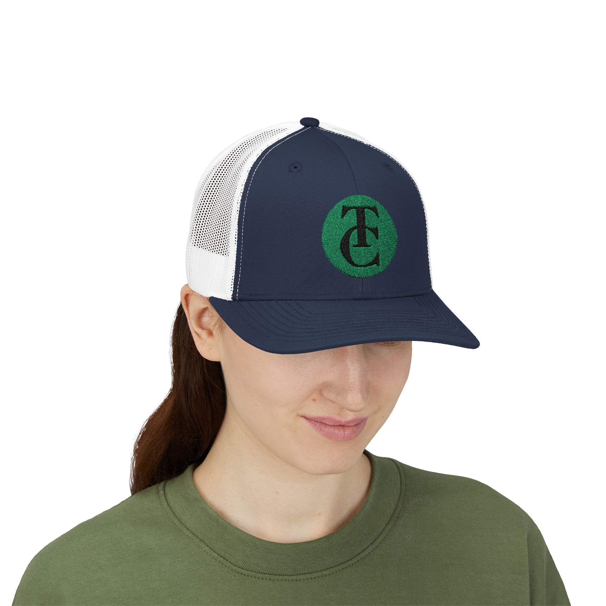 Sparkling Green Logo Snapback Trucker Cap - Ideal for Outdoor Adventures, Casual Outfits, and Unique Gifts, Stylish Baseball Hat, [...] - THE CATCH