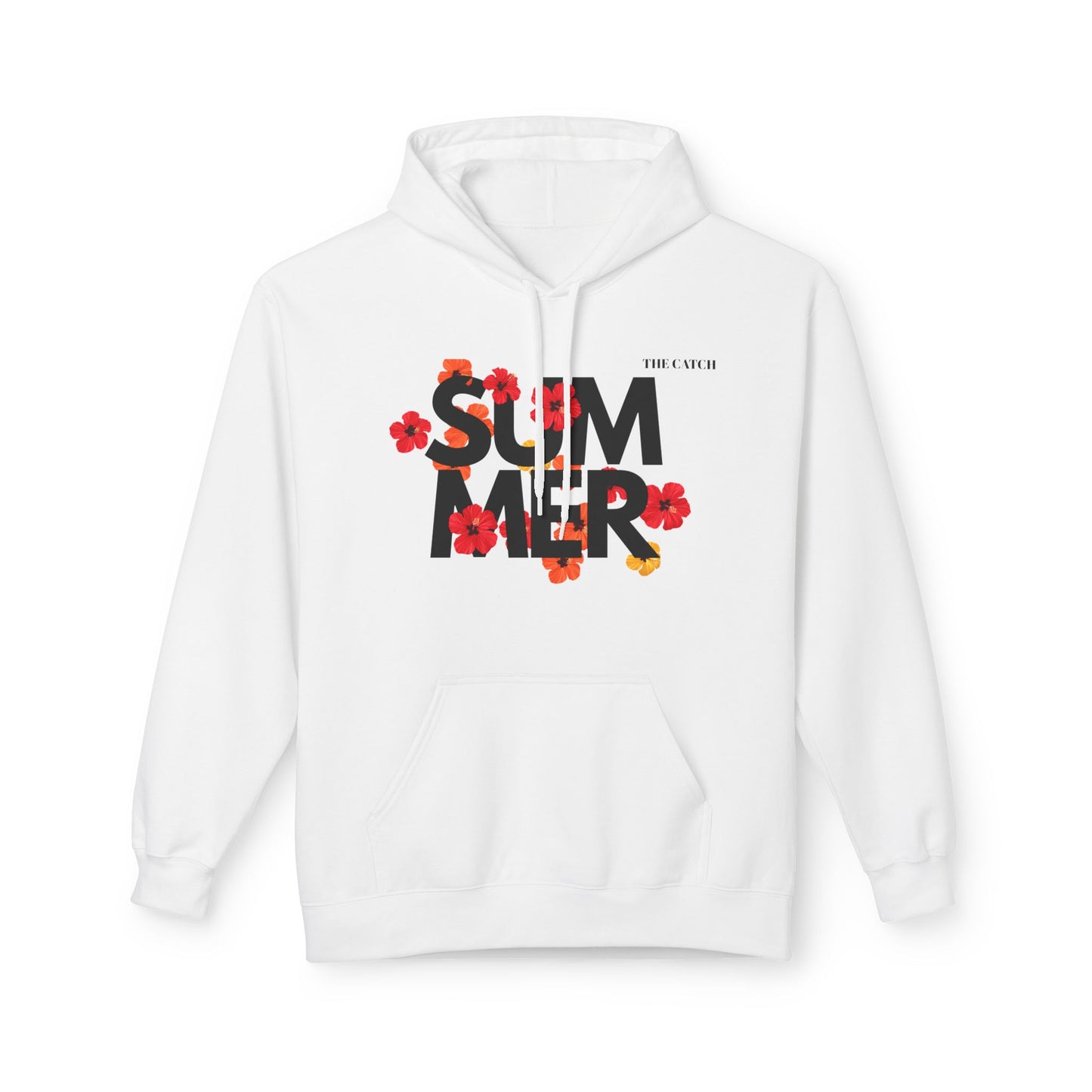 Summer Vibes Floral Hoodie - Midweight Fleece - THE CATCH