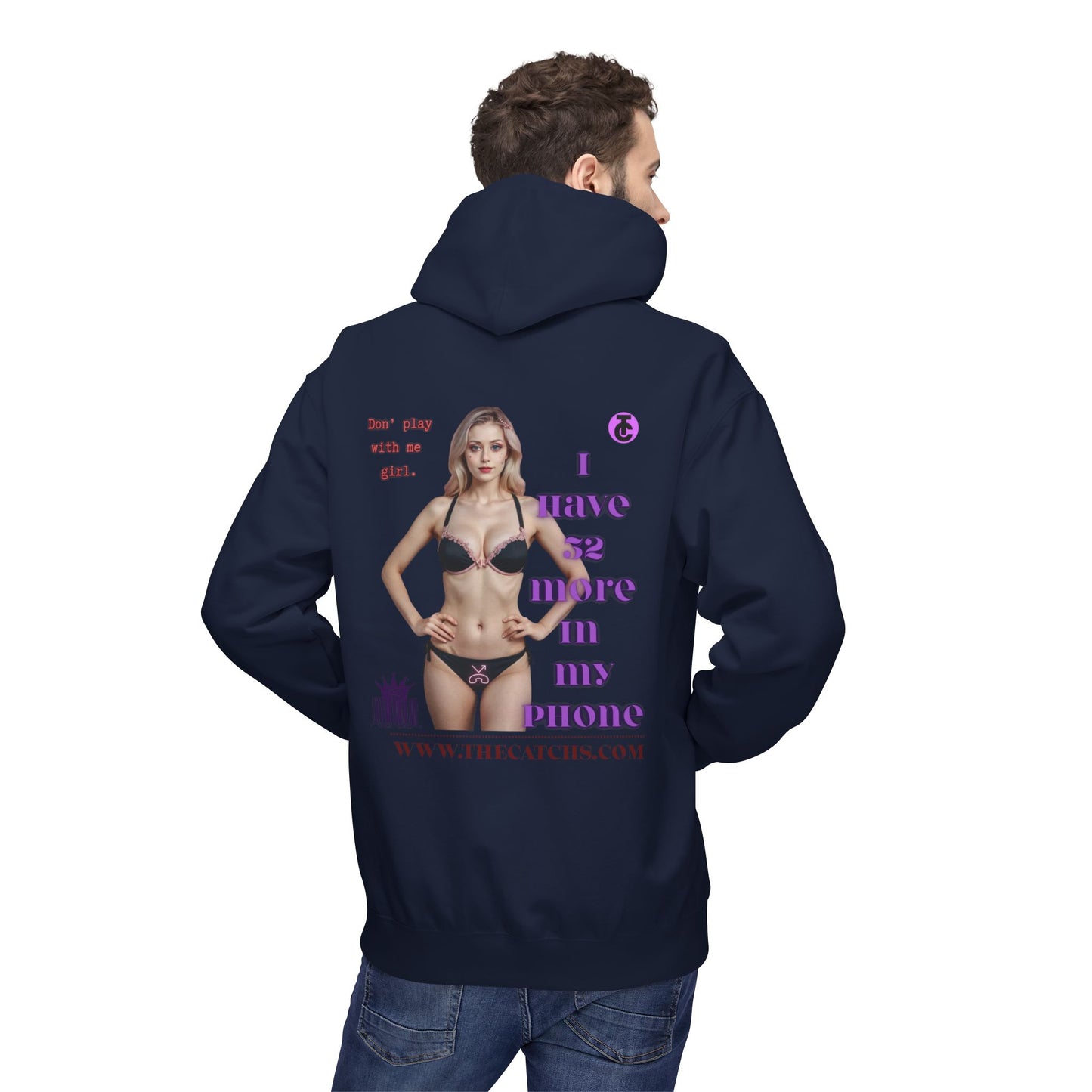 Trendy  Fleece Hoodie for Everyday Style | Casual Wear, Gift for Her, Graphic Hooded Sweatshirt, Unique Fashion Statement