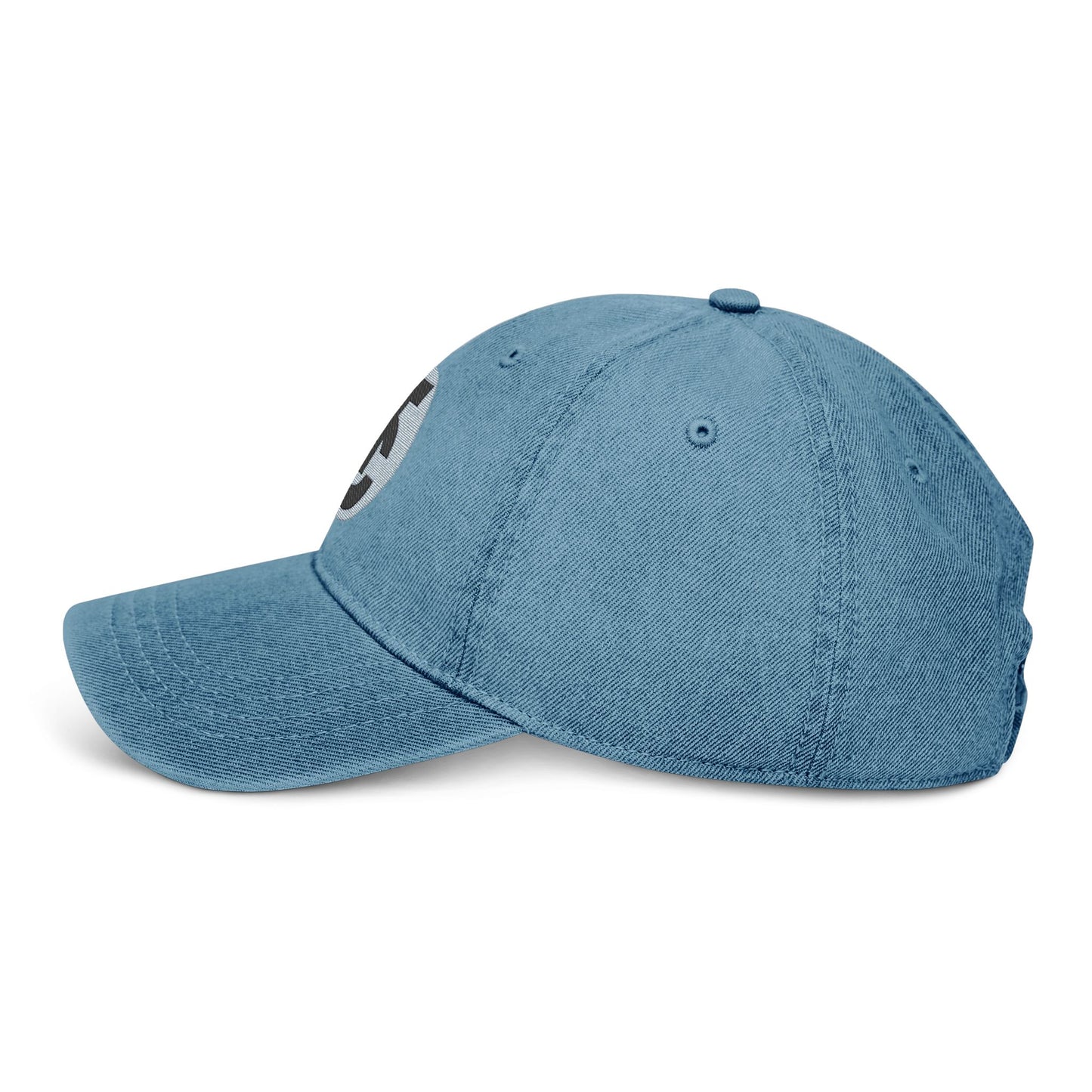 Stylish Embroidered Denim Hat, Casual Cap, Outdoor Accessory, Perfect Gift for Him or Her, Trendy Fashion Item, Year-Round Wear - THE CATCH