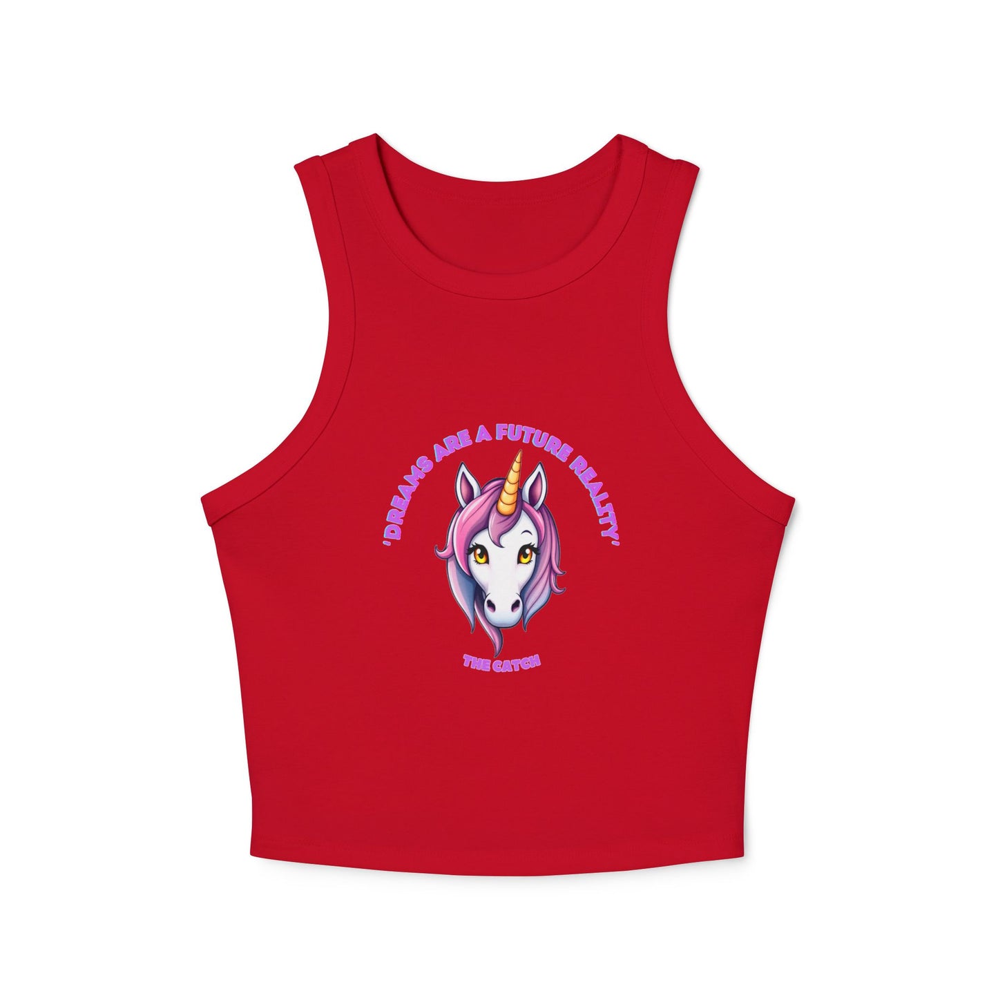 Women's Micro Rib Racer Tank Top - THE CATCH
