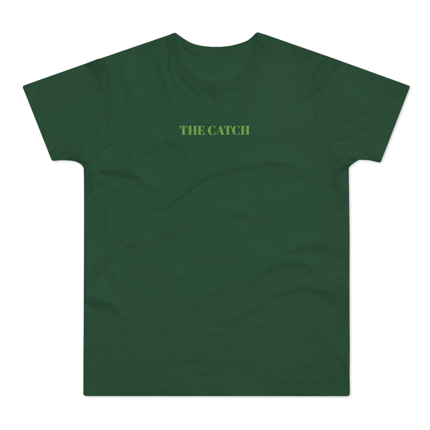 Vintage Graphic Men's T-Shirt - 'THE CATCH' Green Design - THE CATCH