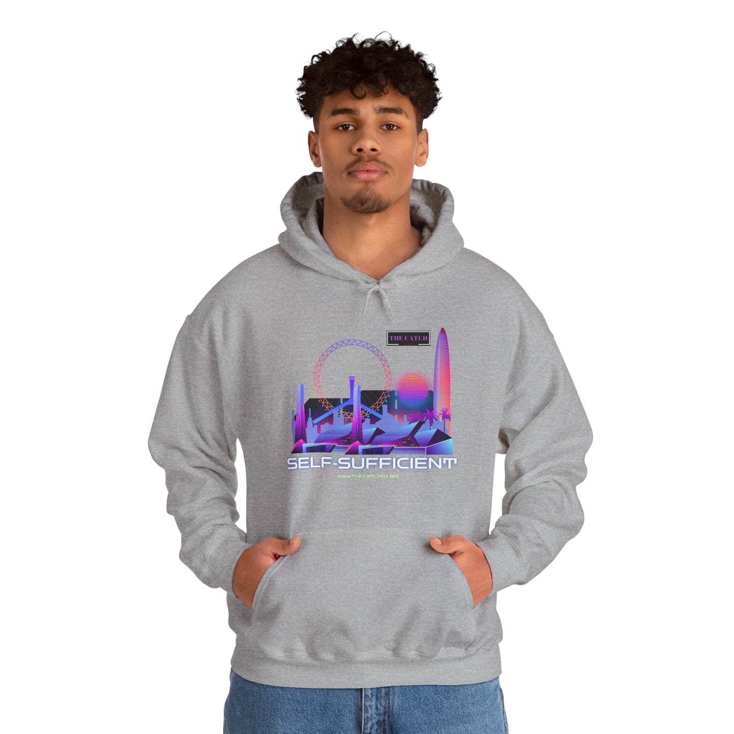 Retro Vibes Hooded Sweatshirt - Comfortable Streetwear, Perfect for Gifts, Relaxed Style, Fashion, Casual Wear