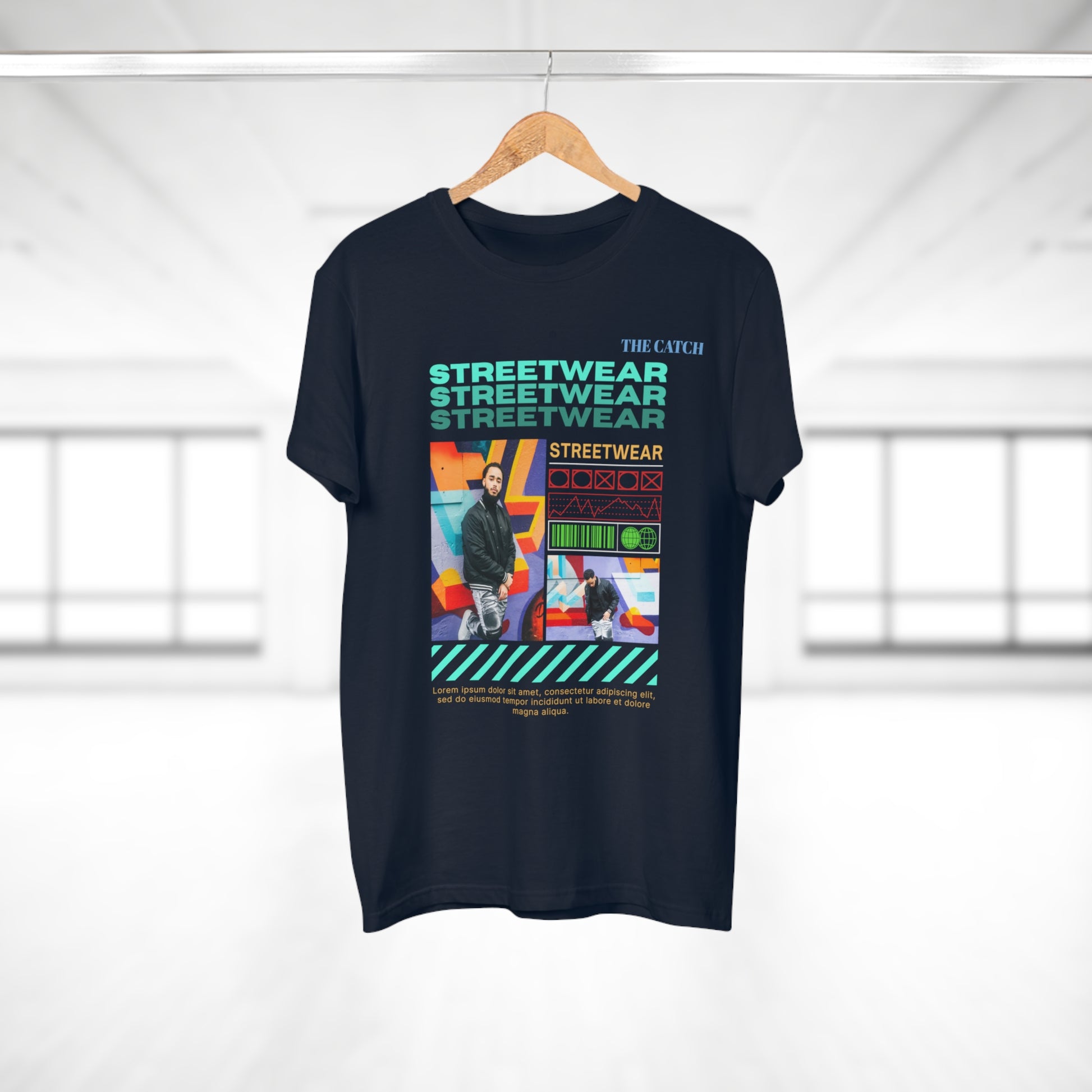 Streetwear Graphic Men's T-Shirt - Casual Urban Style - THE CATCH