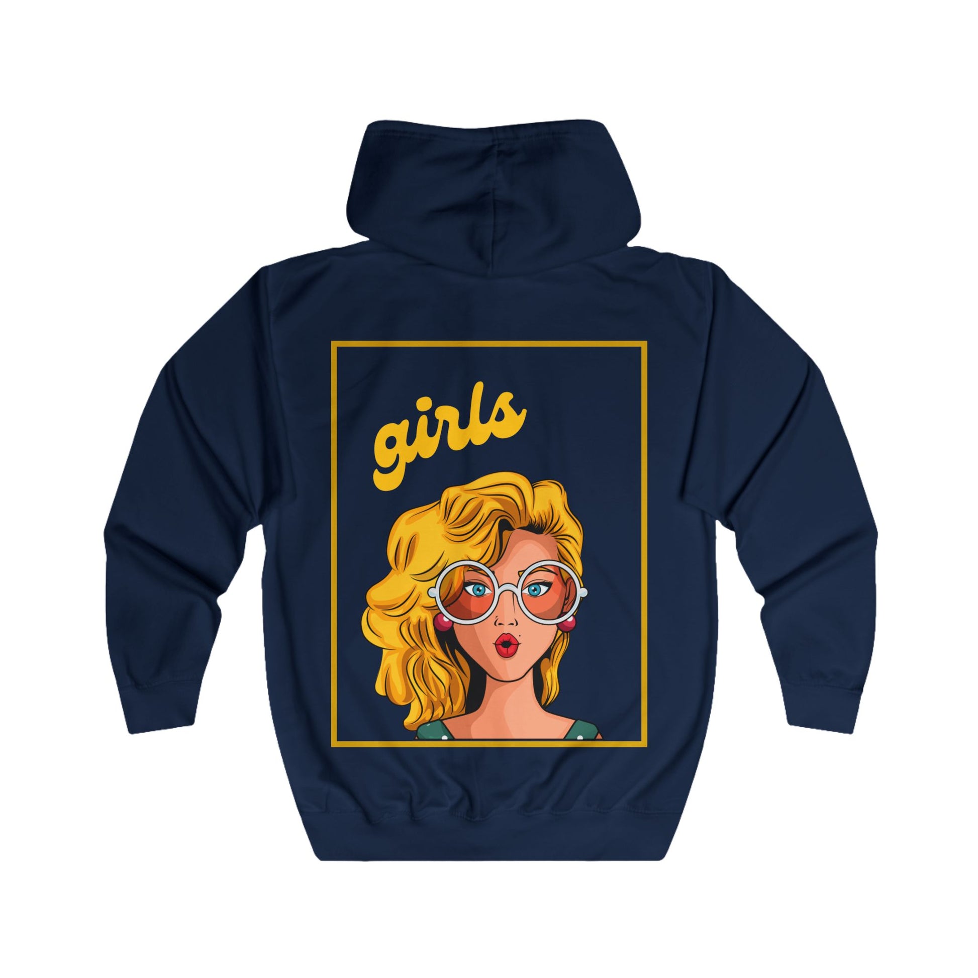 Retro 'THE CATCH' Full Zip Hoodie for Trendy Girls - THE CATCH