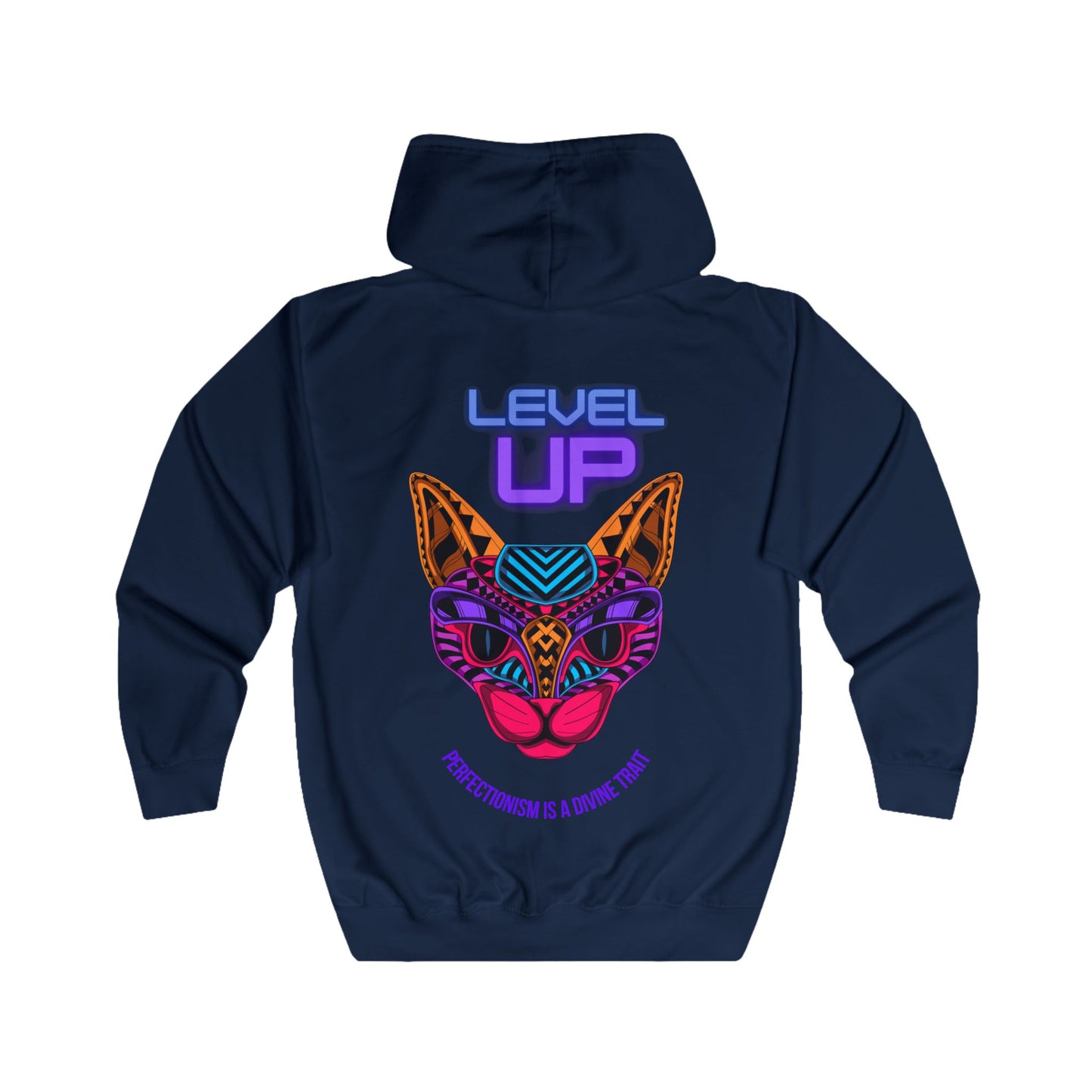 Full Zip Hoodie - 'BADDIE' & 'LEVEL UP' Graphic Design