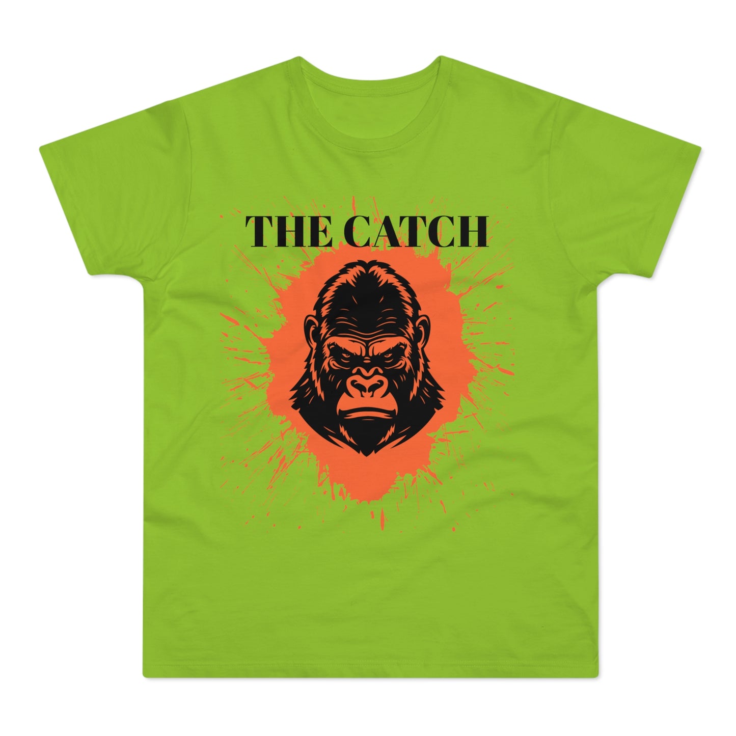 Men's Graphic T-Shirt - "The Catch" Gorilla Design - THE CATCH