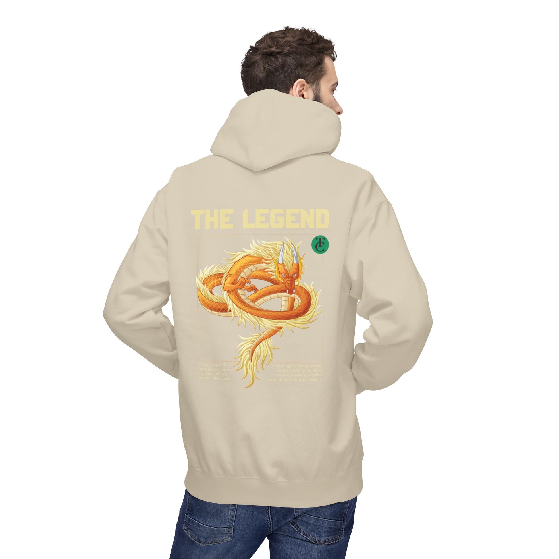 The Legend Dragon Hoodie - Midweight Softstyle Fleece - THE CATCH